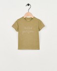 T-shirt met gestikt opschrift (FR) - null - Cuddles and Smiles