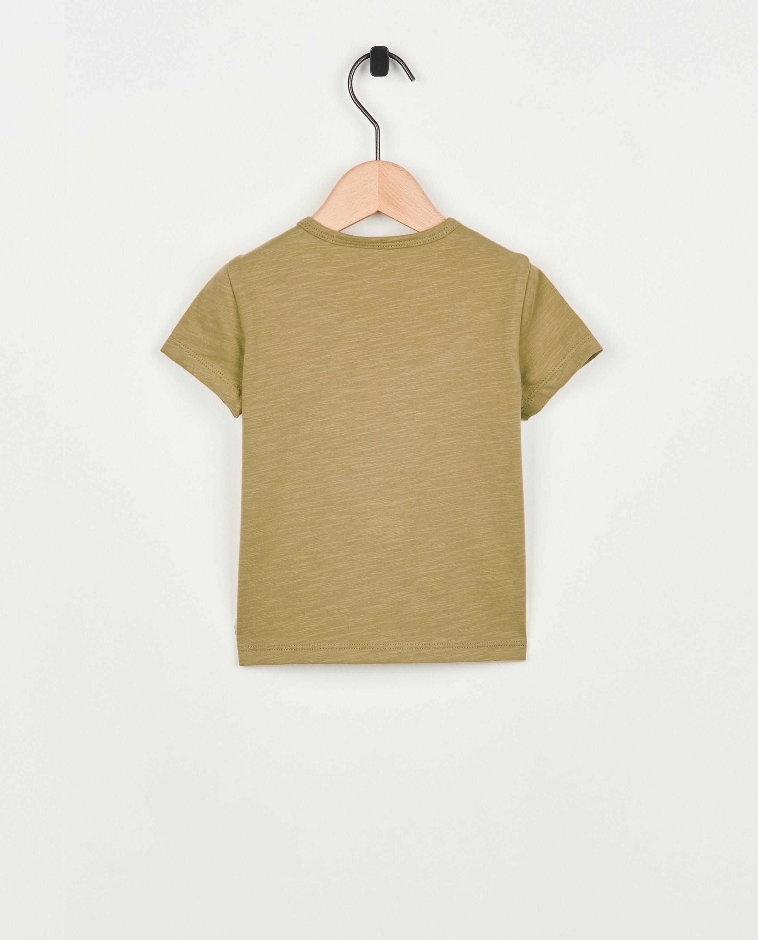T-shirts - T-shirt met gestikt opschrift (FR)