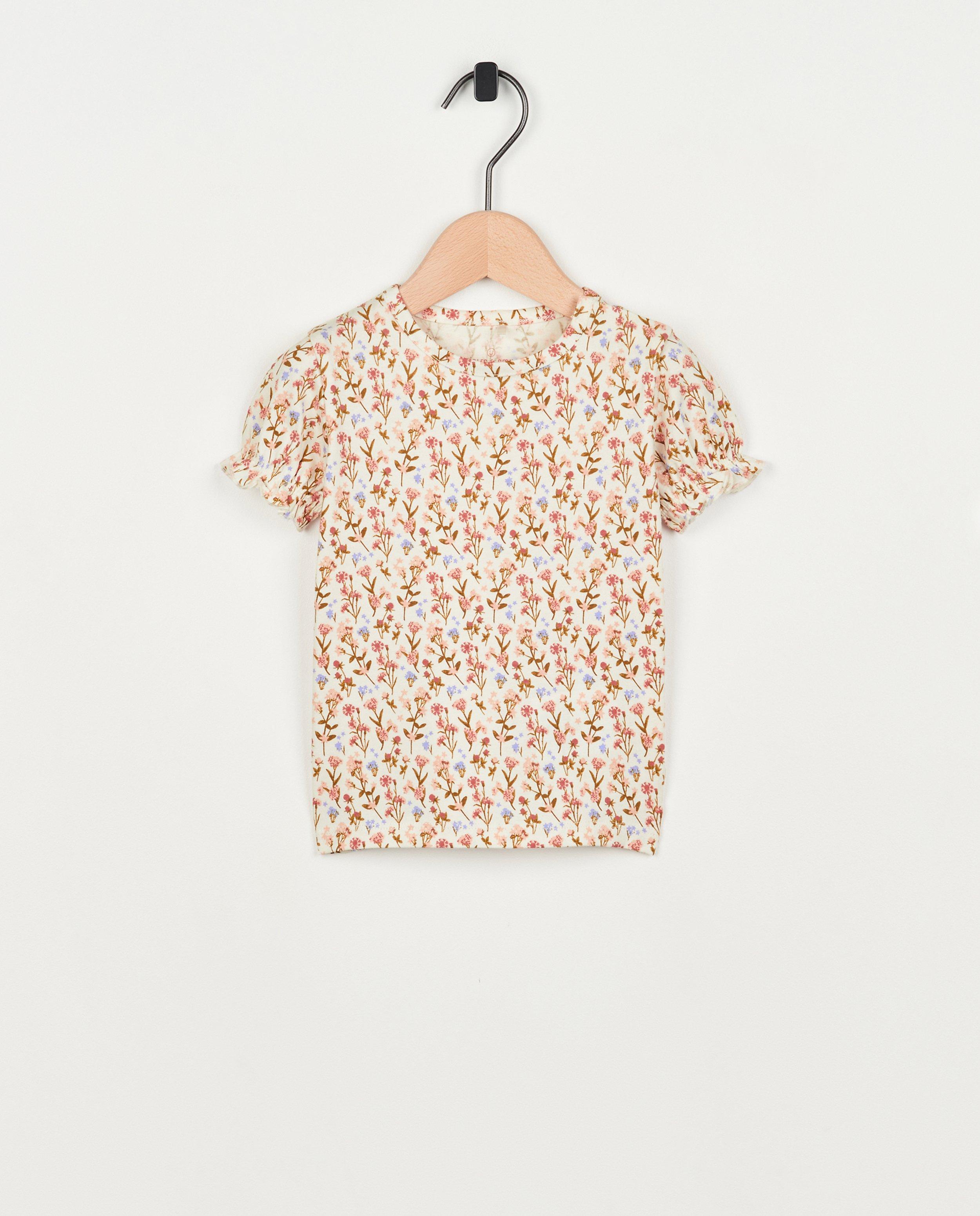 T-shirt met bloemenprint - null - Cuddles and Smiles