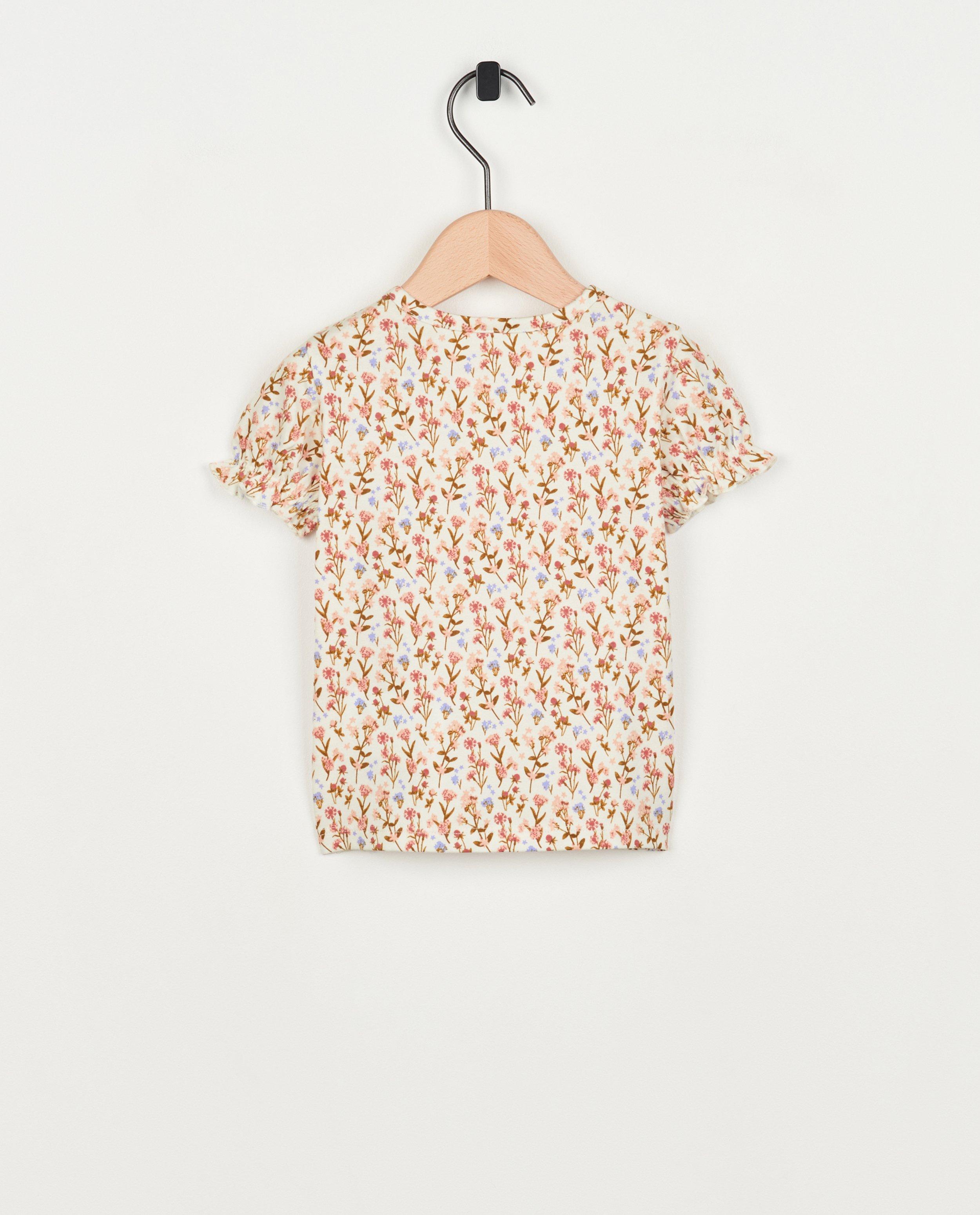 T-shirts - T-shirt met bloemenprint