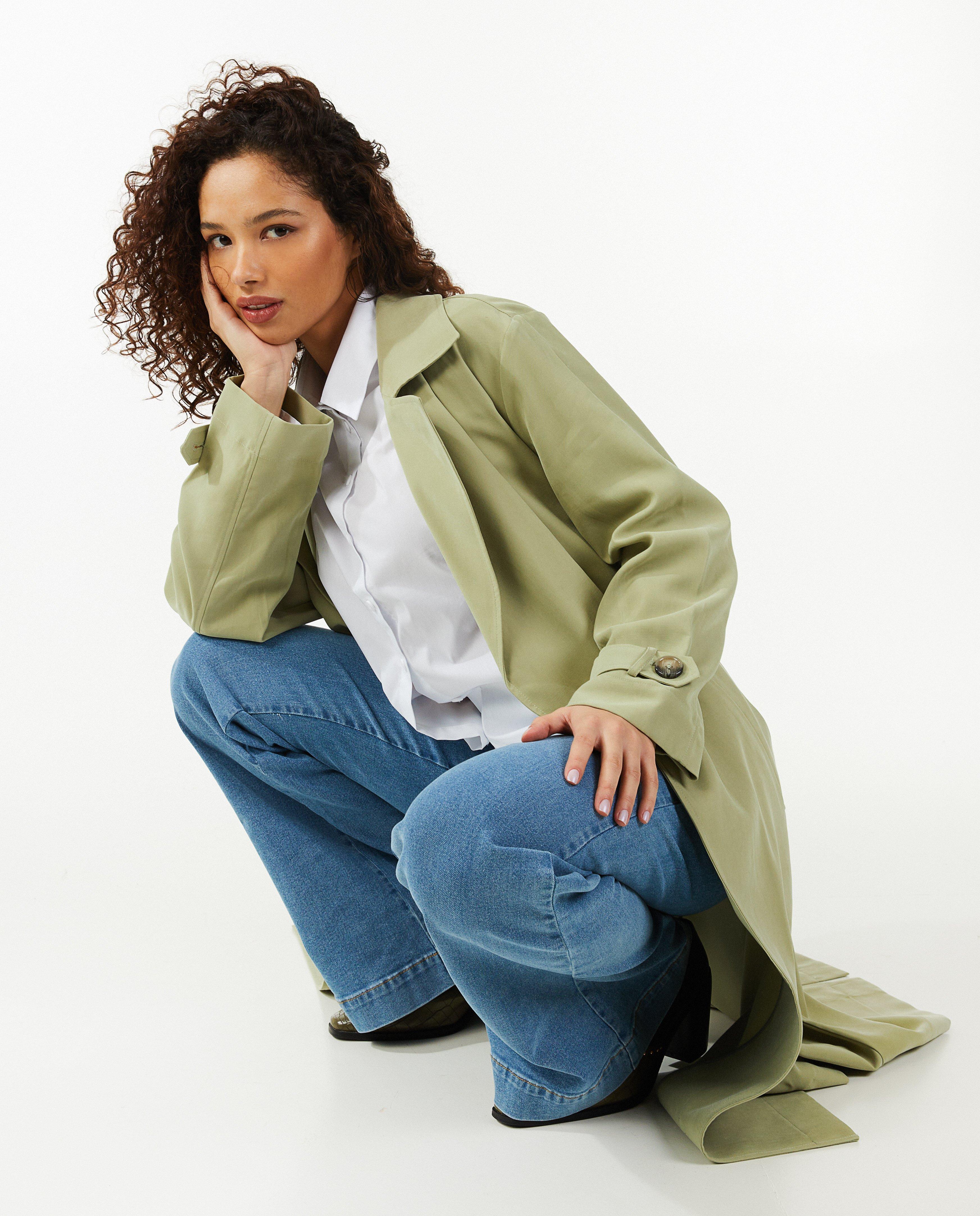 Groene trenchcoat - Product Detail - grijs - afbeelding nummer 5