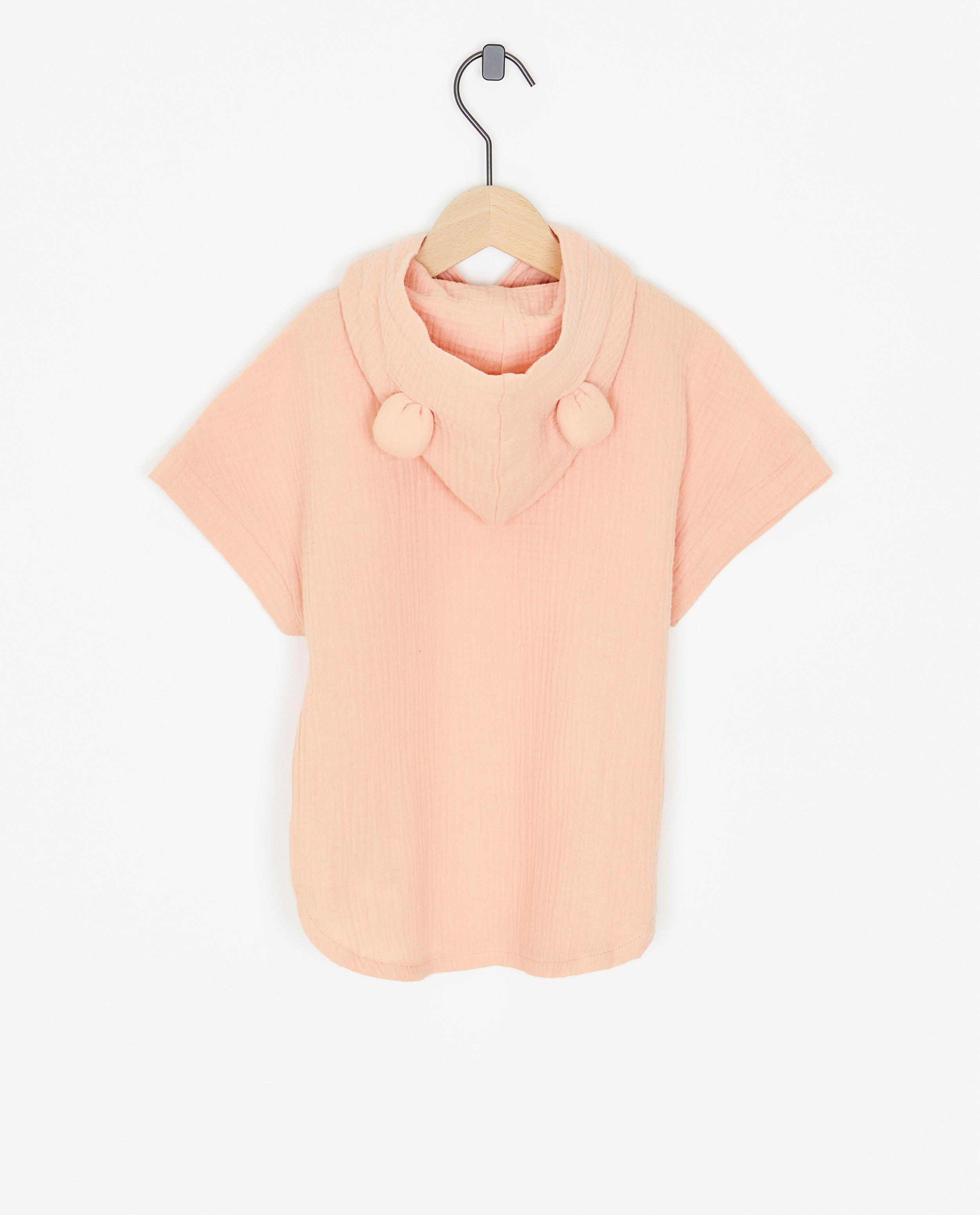 Roze poncho van tetra - null - Cuddles and Smiles