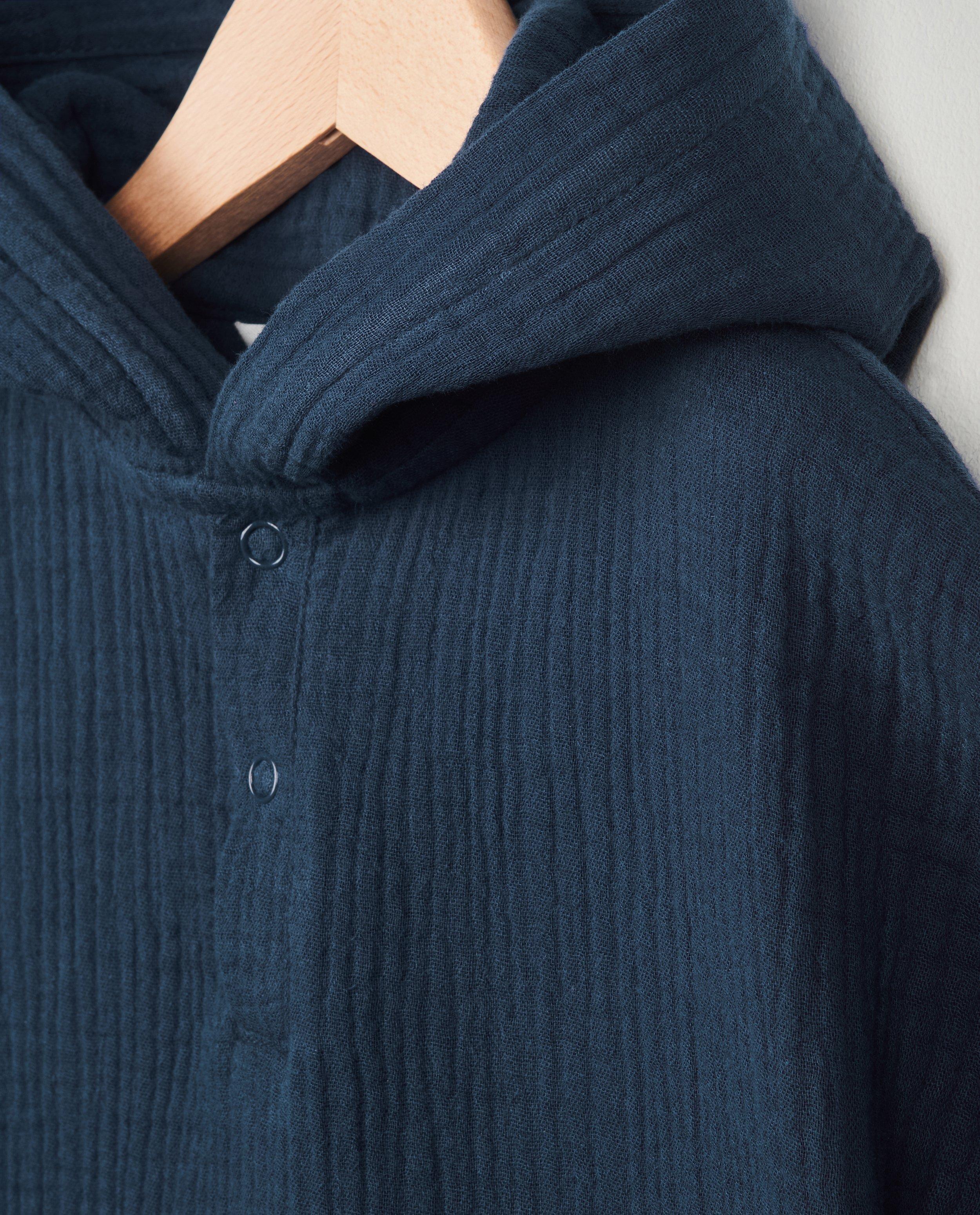 Donkerblauwe poncho van tetra - Product Detail - donkerblauw - afbeelding nummer 3