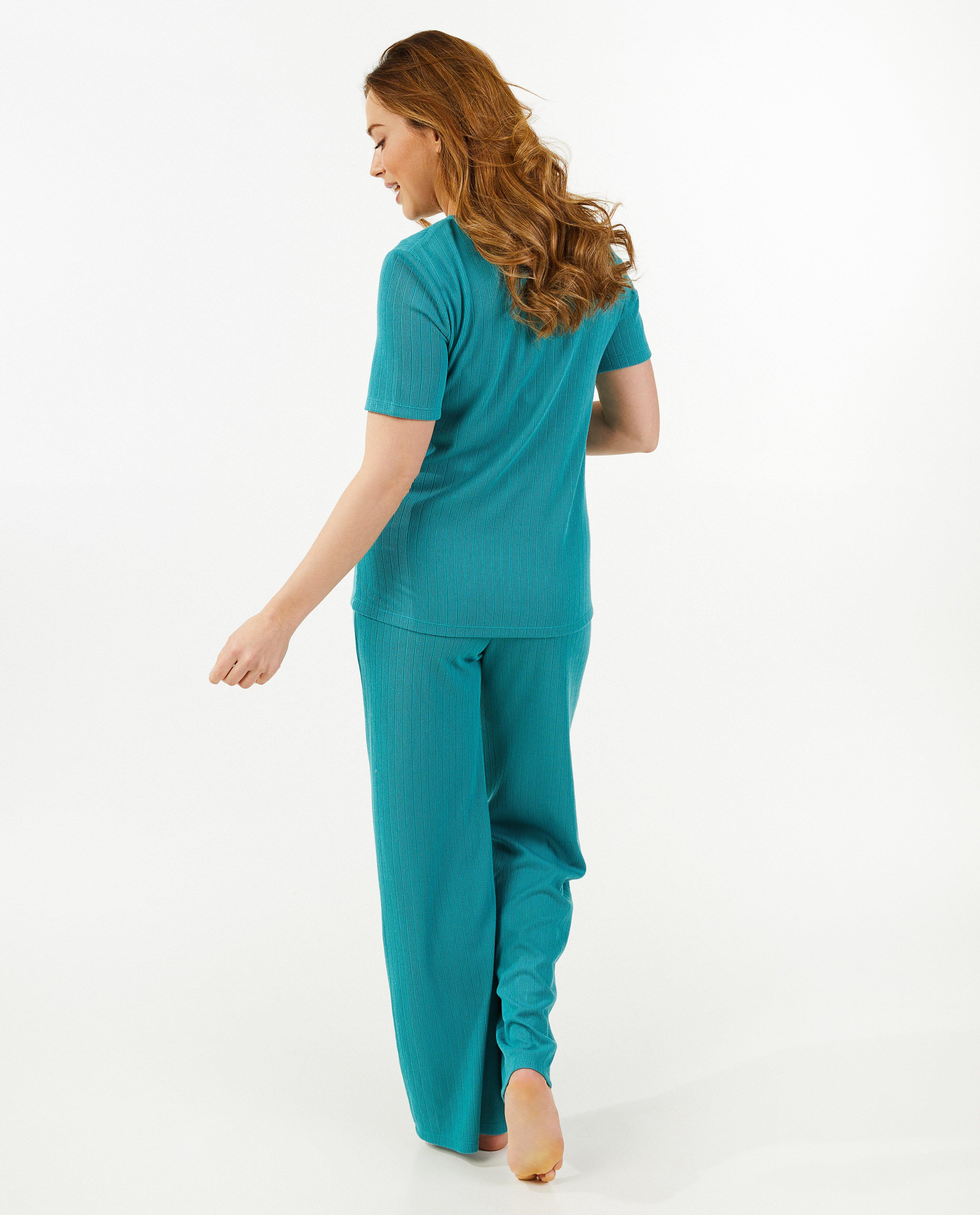 Nachtkleding - Zwangerschapspyjama met rib