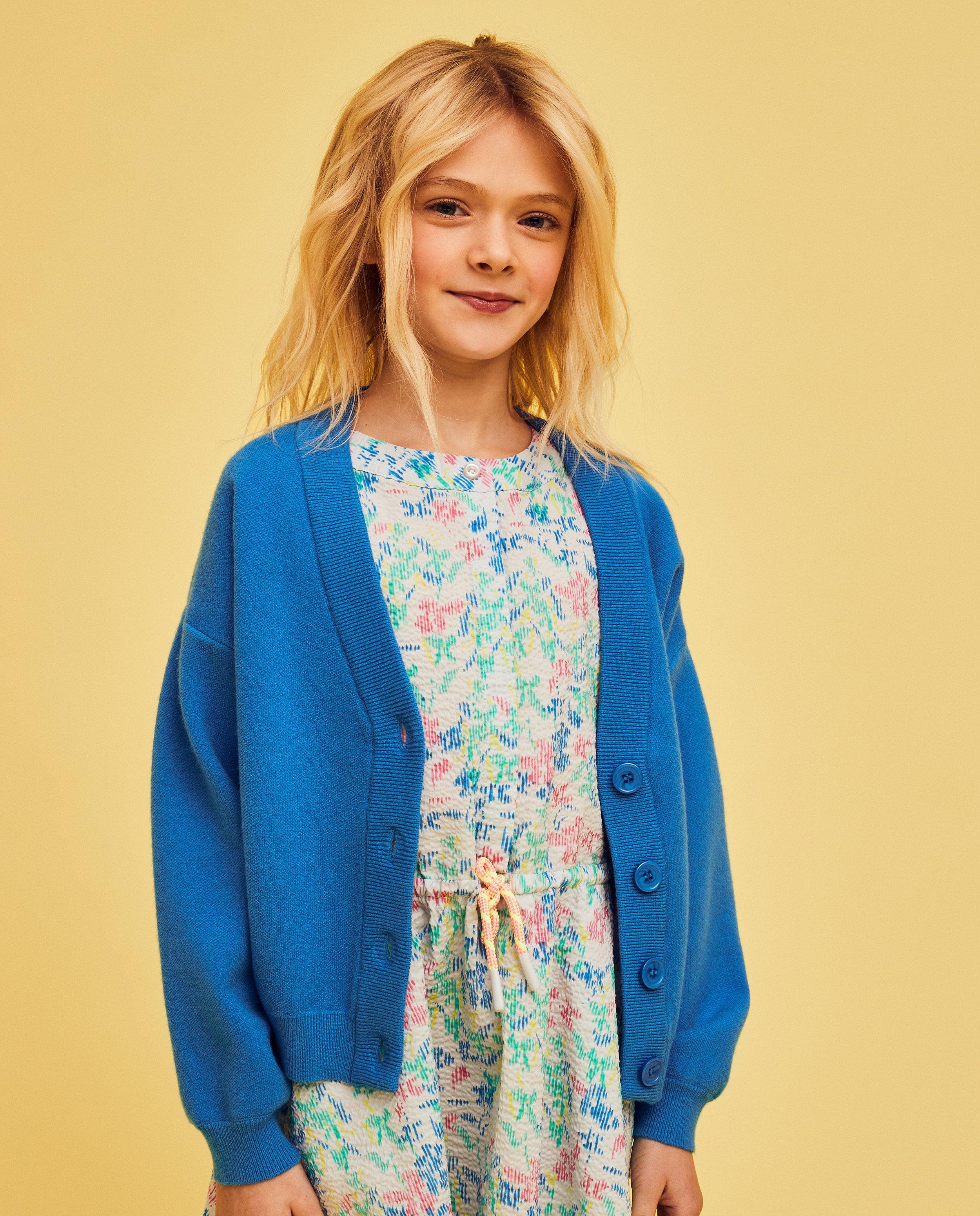 Cardigan - Blauwe cardigan