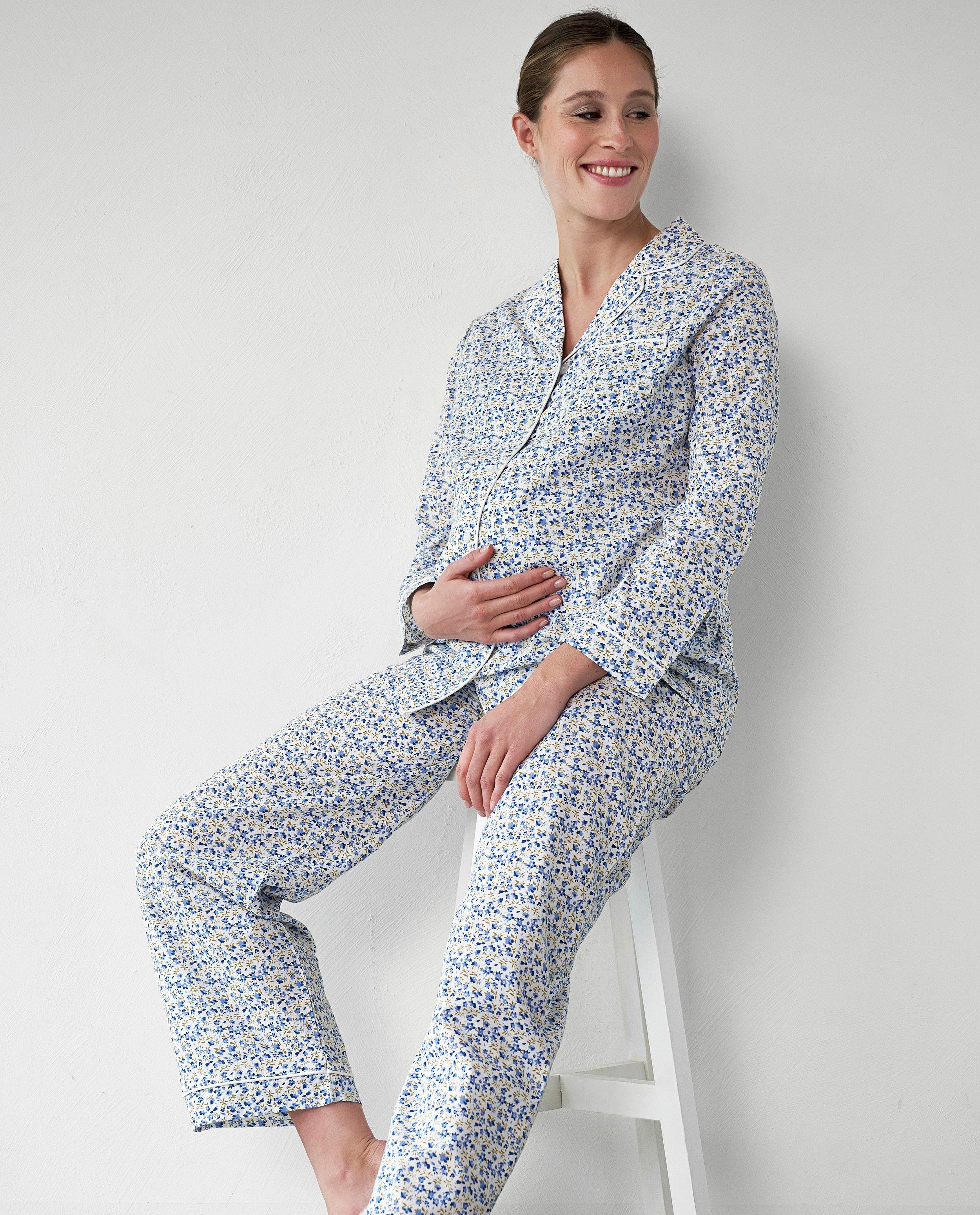 Zwangerschapspyjama met bloemenprint - null - Atelier Maman