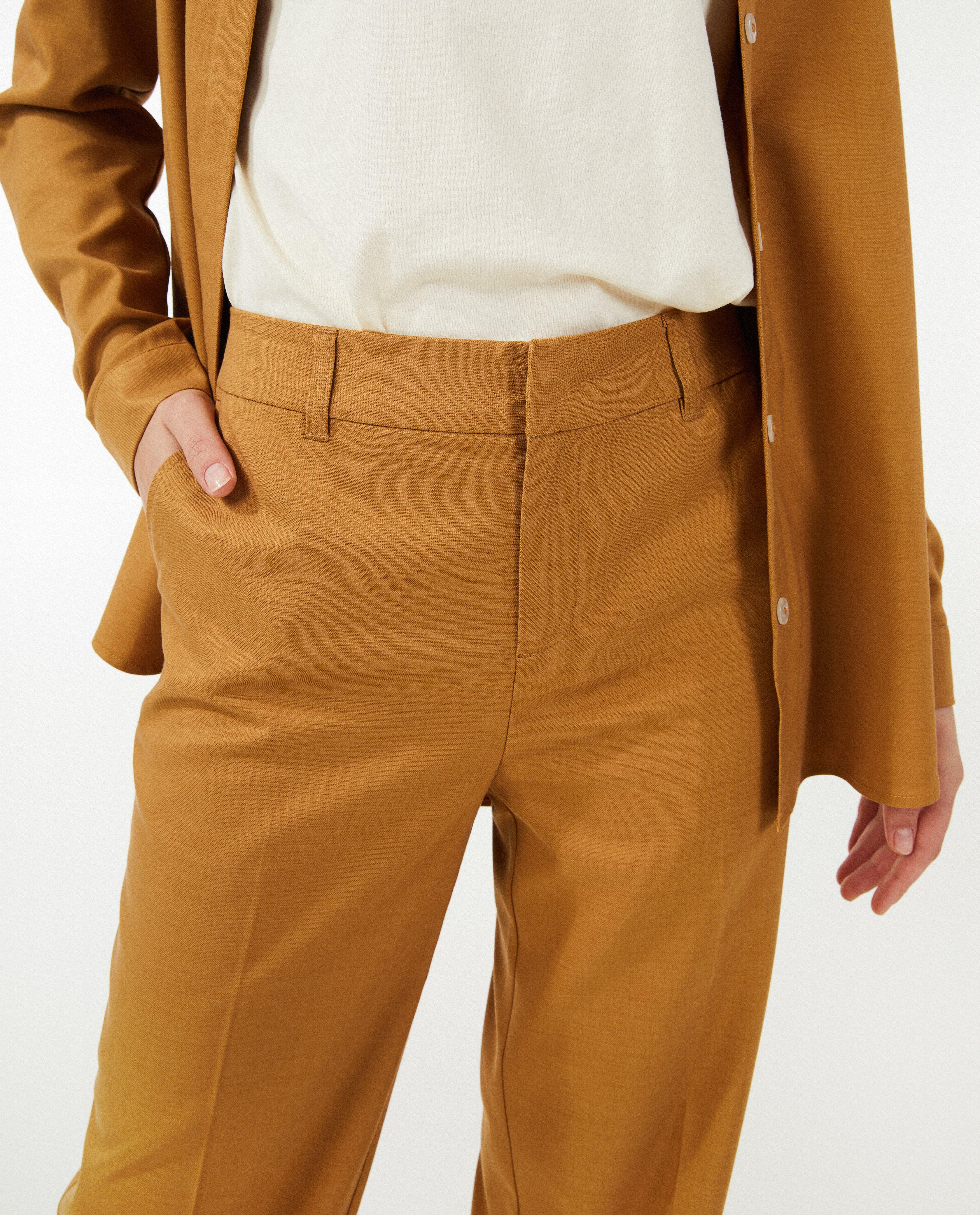Pantalons - Pantalon brun, straight fit