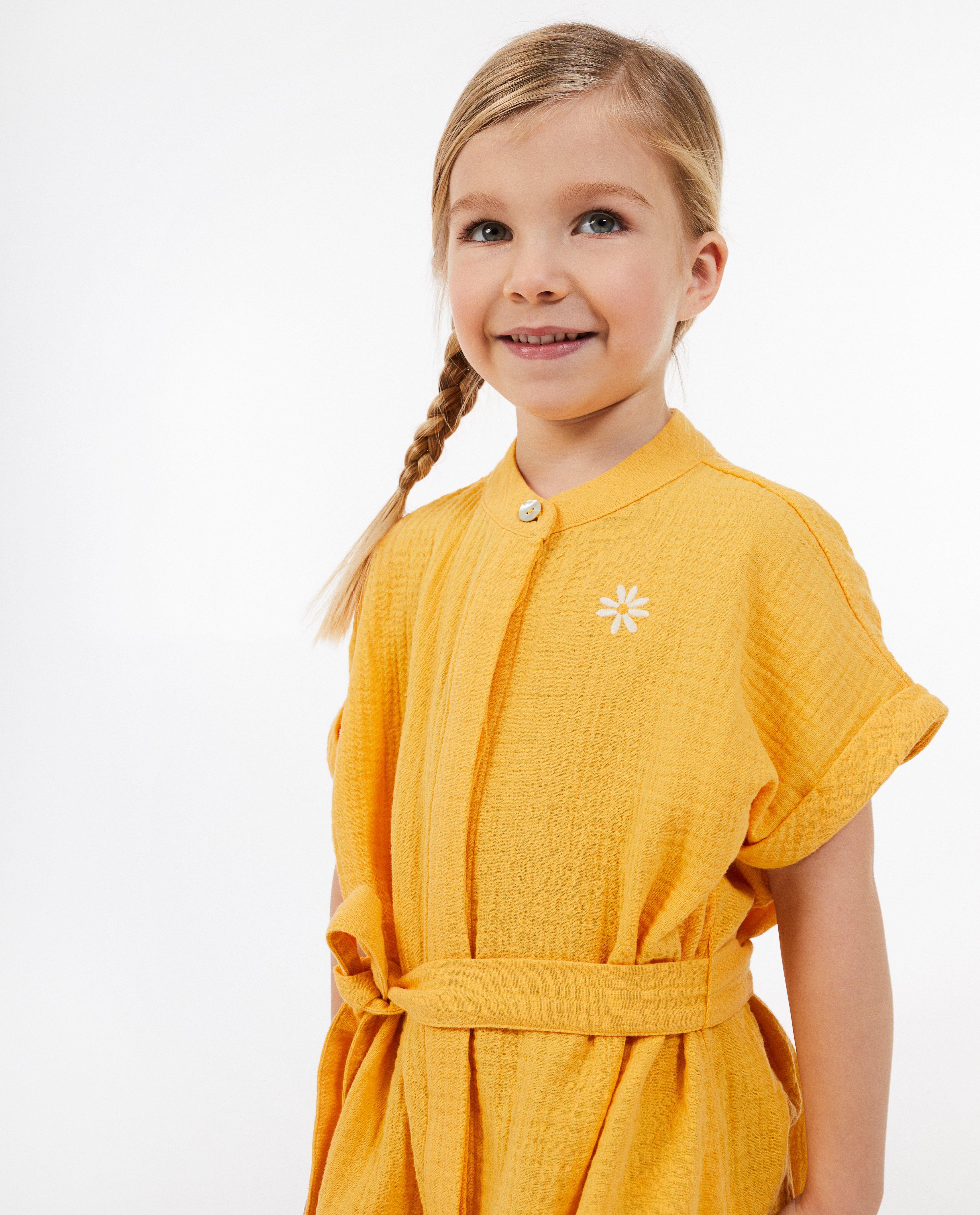Robes - Robe jaune en tétra