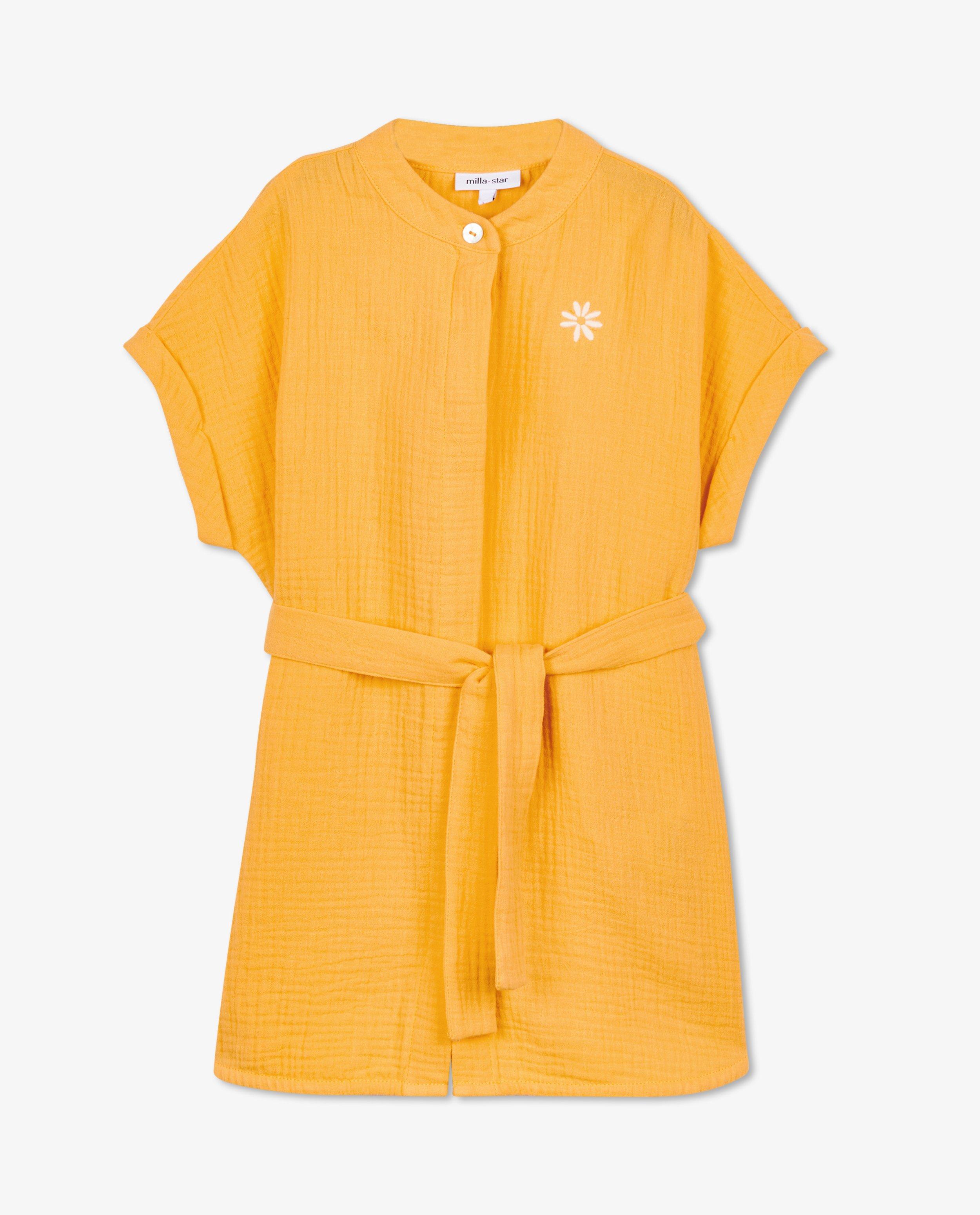 Robes - Robe jaune en tétra