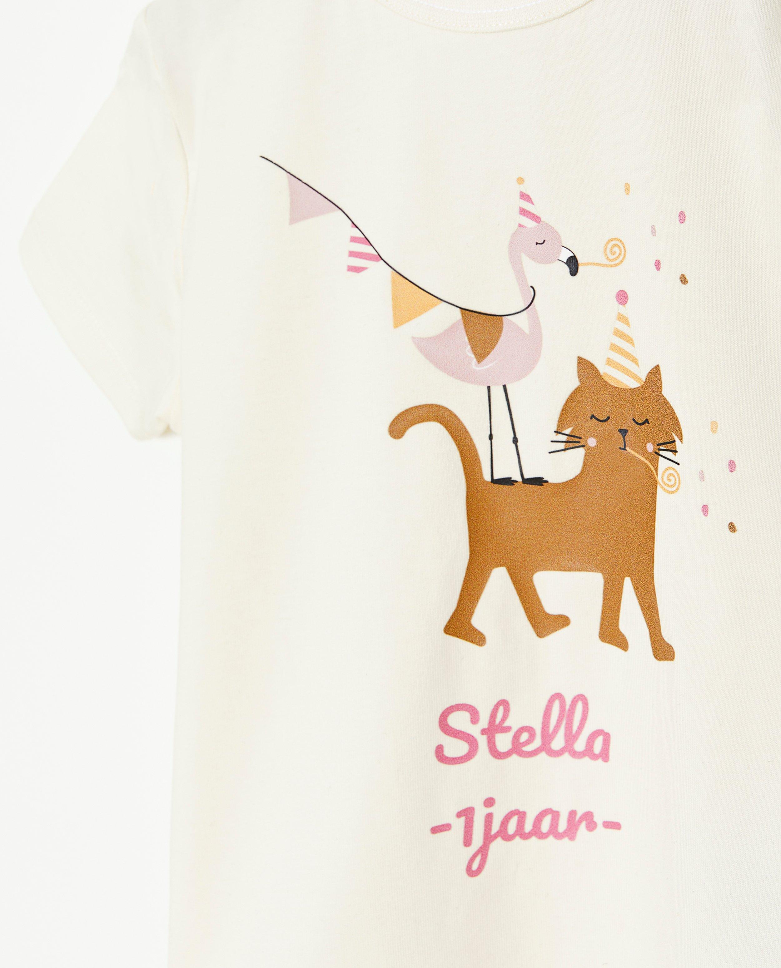 T-shirts - Personaliseerbaar verjaardag-T-shirt, 1-9 jaar