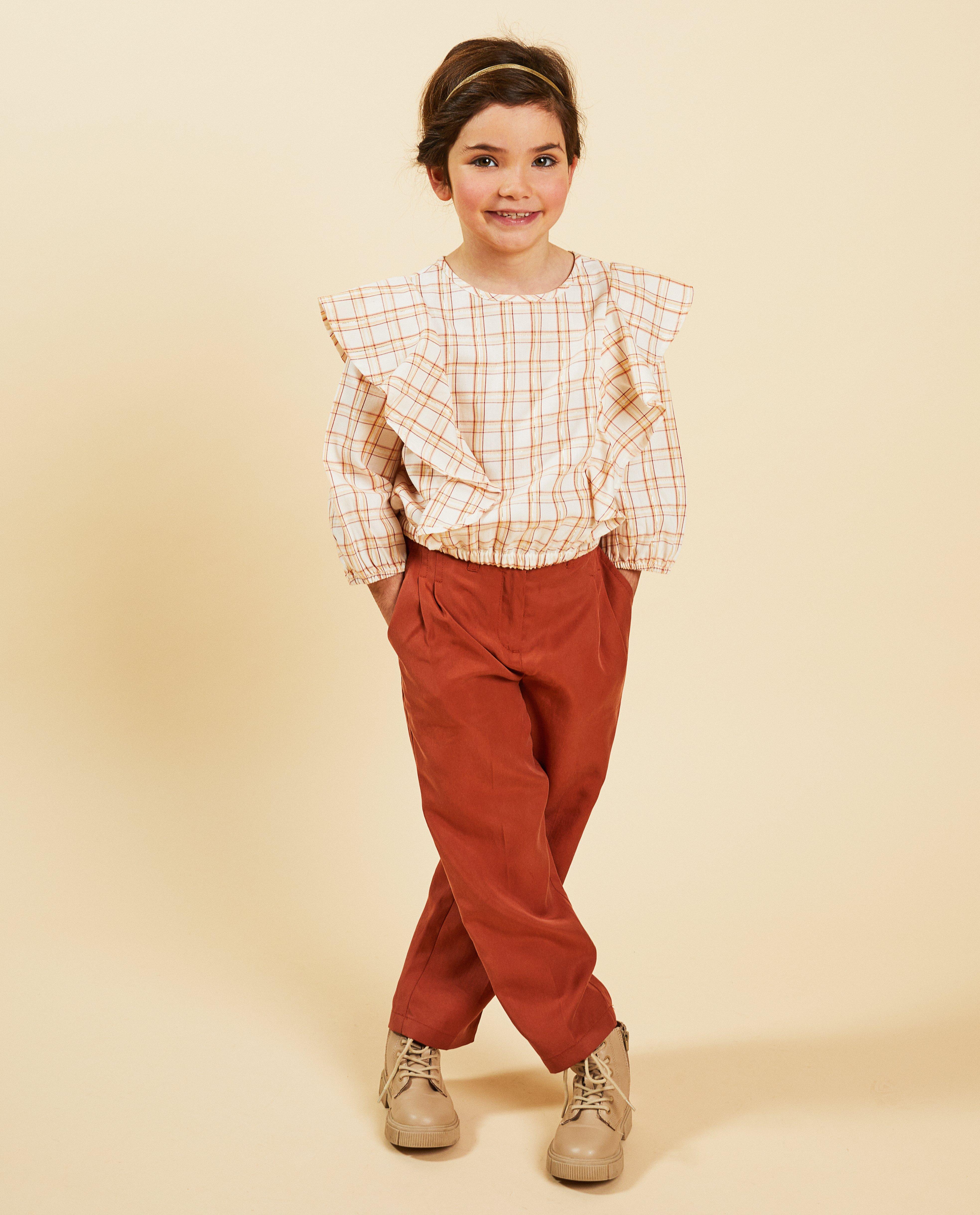 Pantalon brun-orange, Communion - null - Milla Star