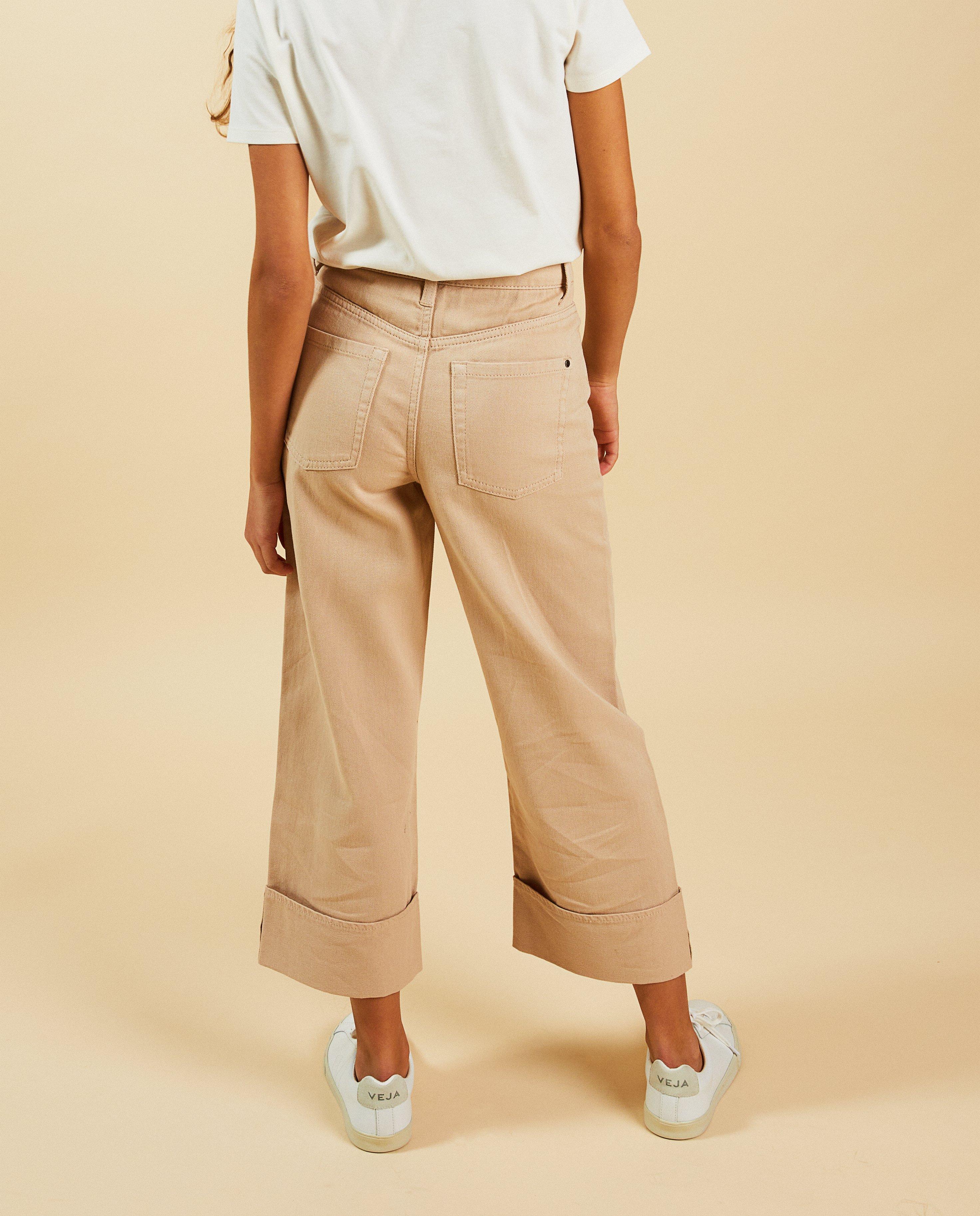 Jeans - Pantalon beige, straight fit