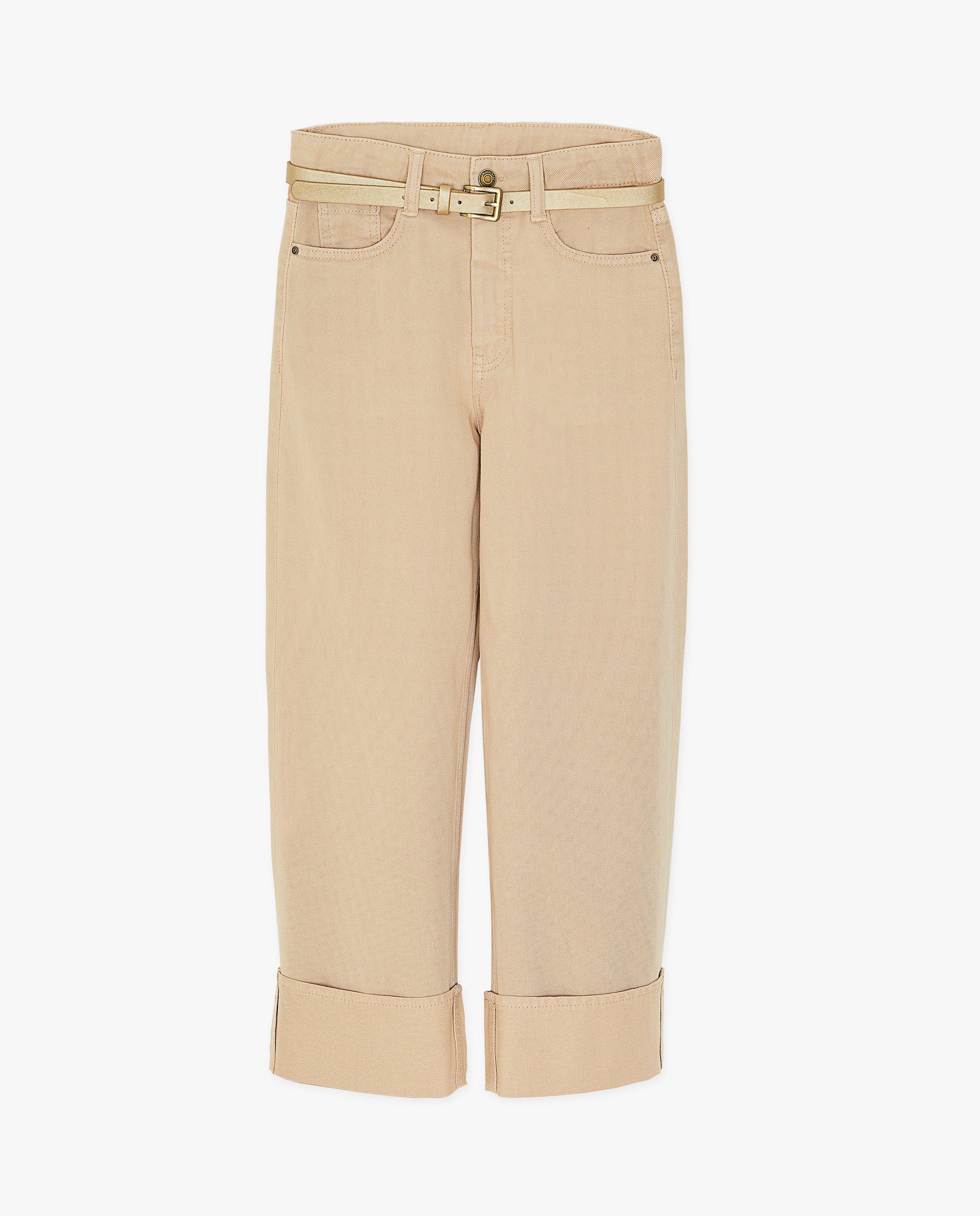 Jeans - Pantalon beige, straight fit