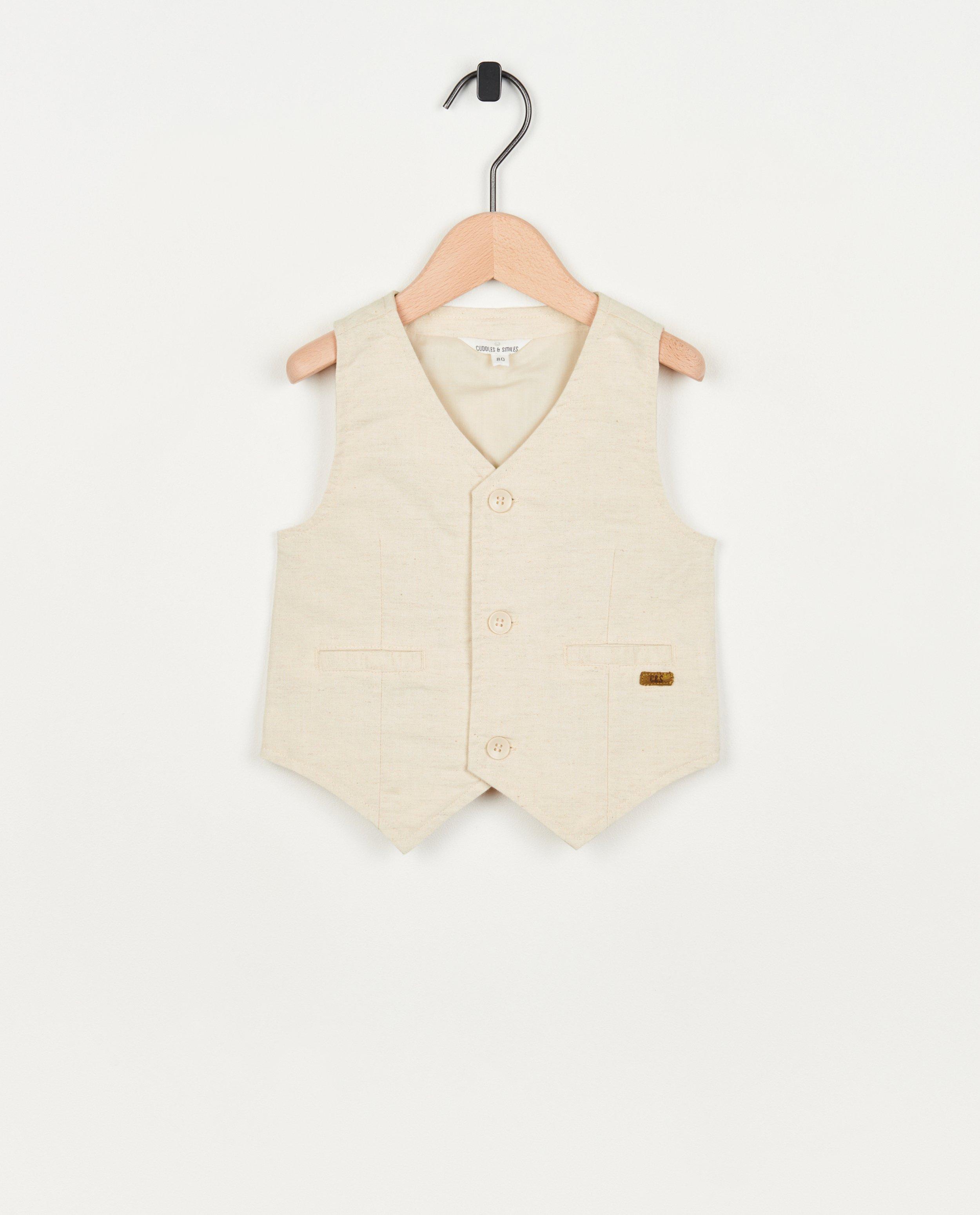 Gilet van linnenmix, Feest - null - Cuddles and Smiles
