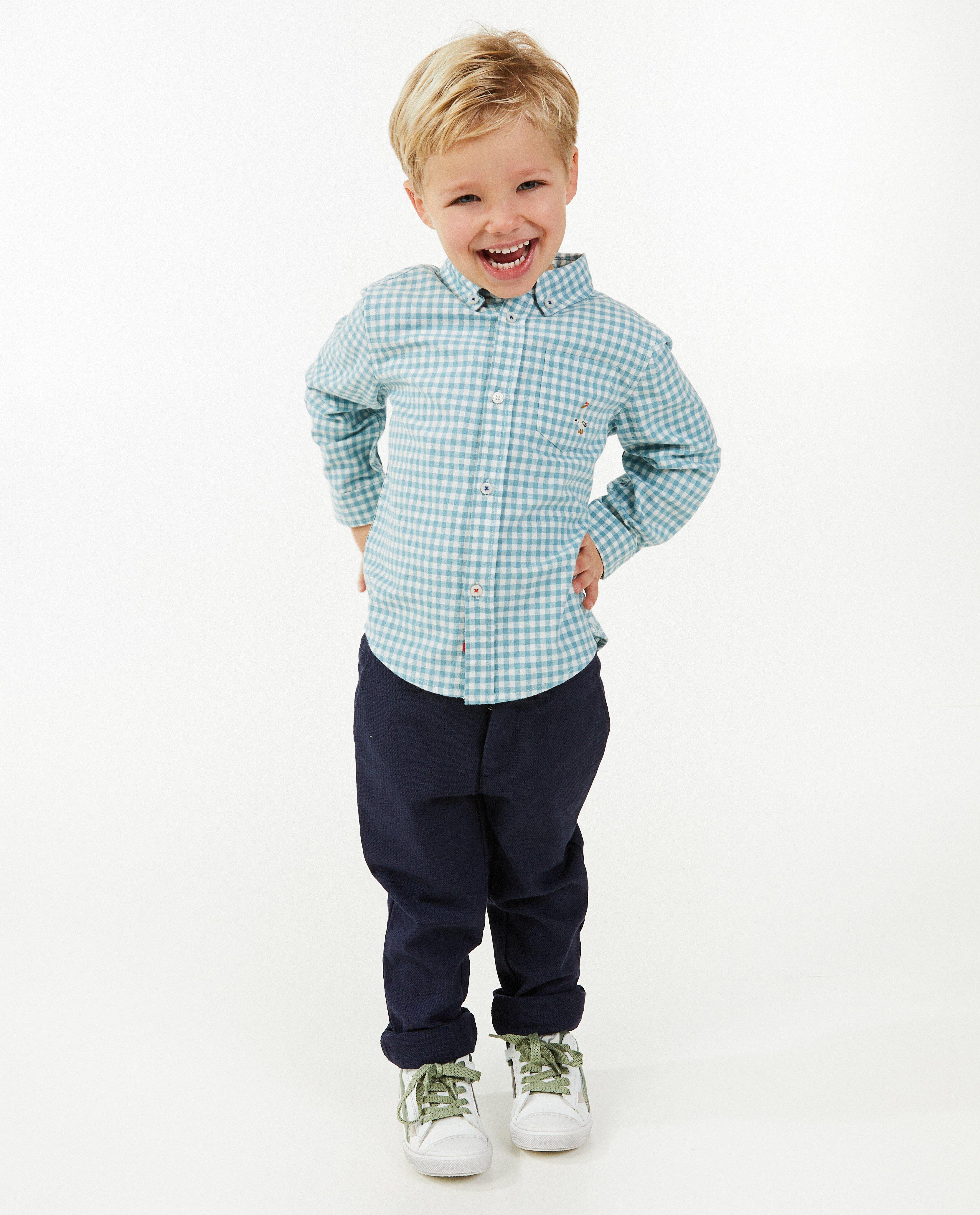Pantalon bleu, chino slim fit - null - Hampton Bays