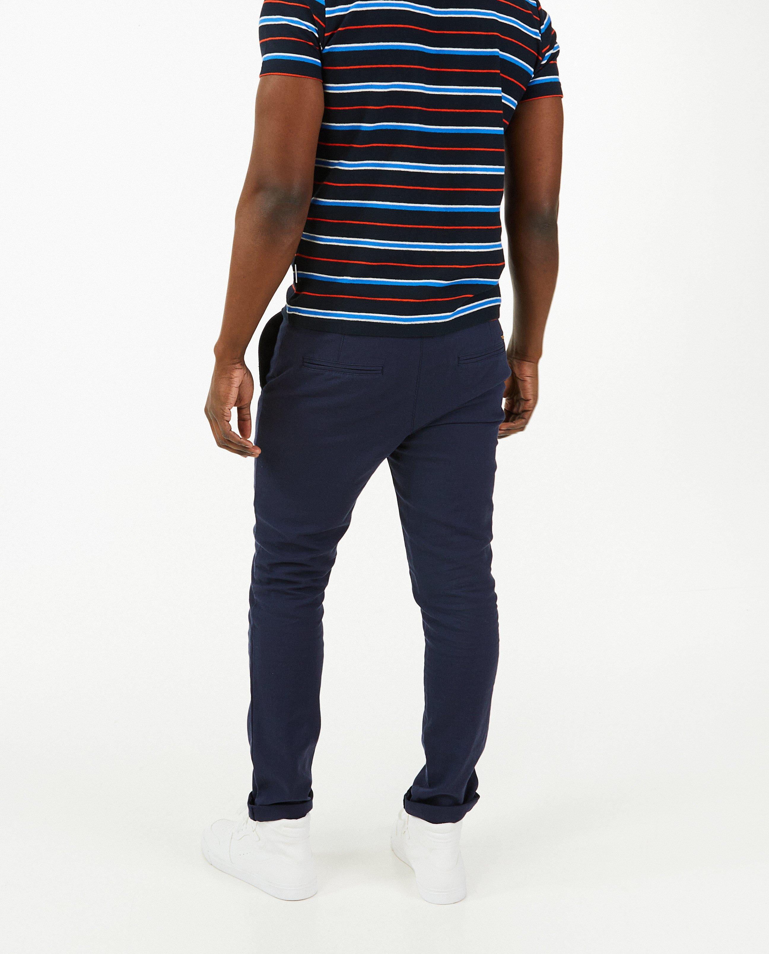 Pantalons - Pantalon bleu foncé, slim fit