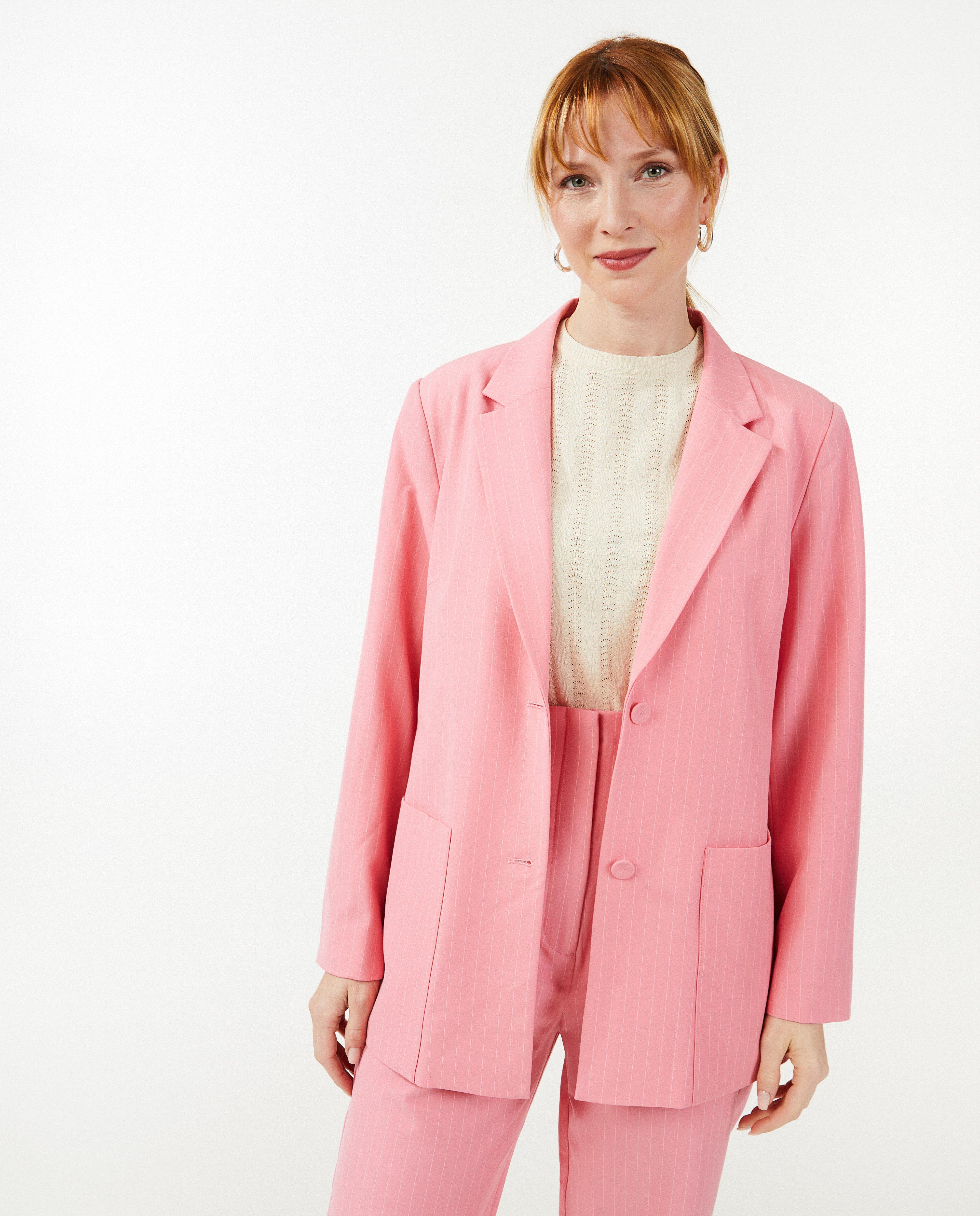 Blazers - Blazer rose rayé