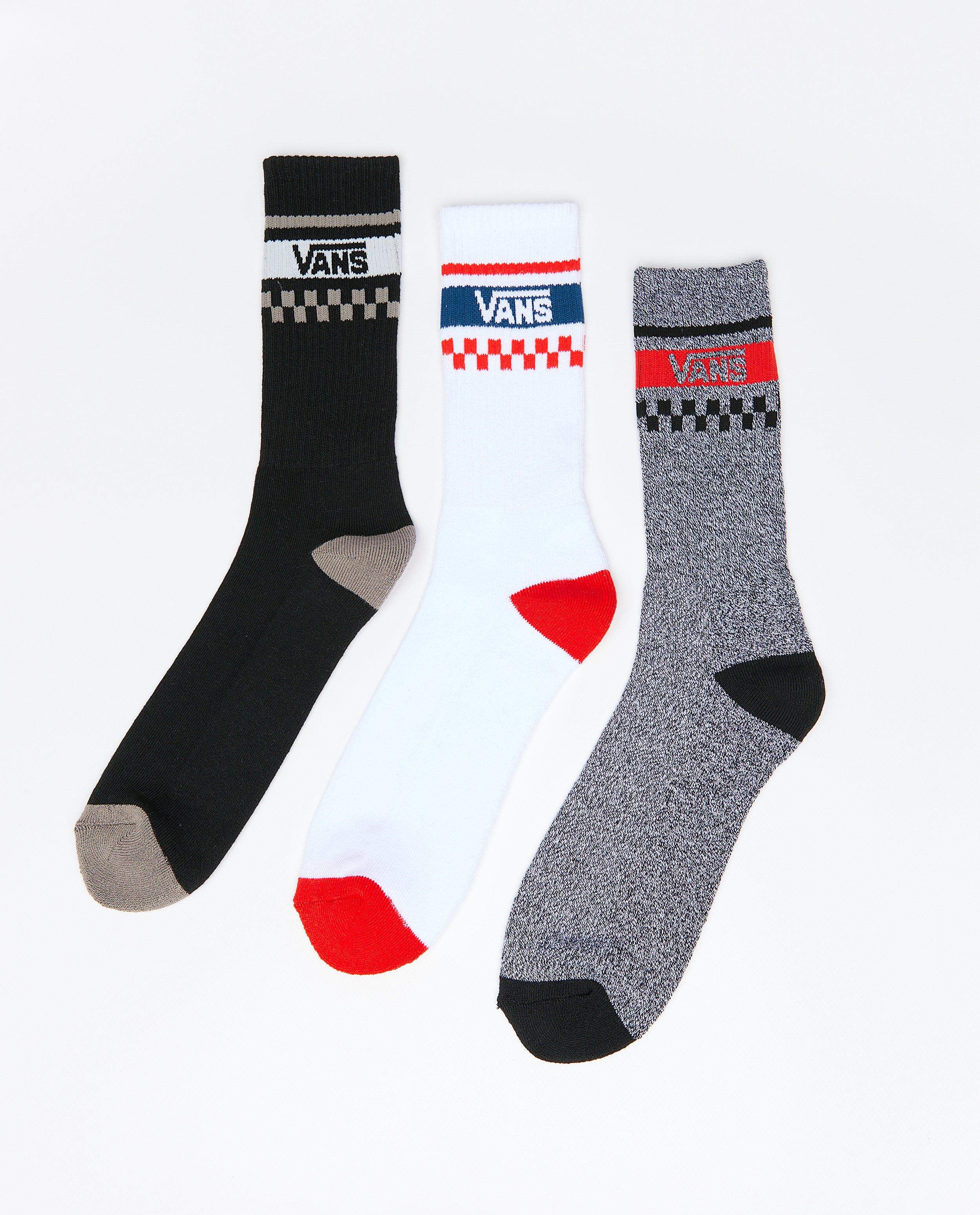 3-pack kousen, maat 42-47 - null - Vans