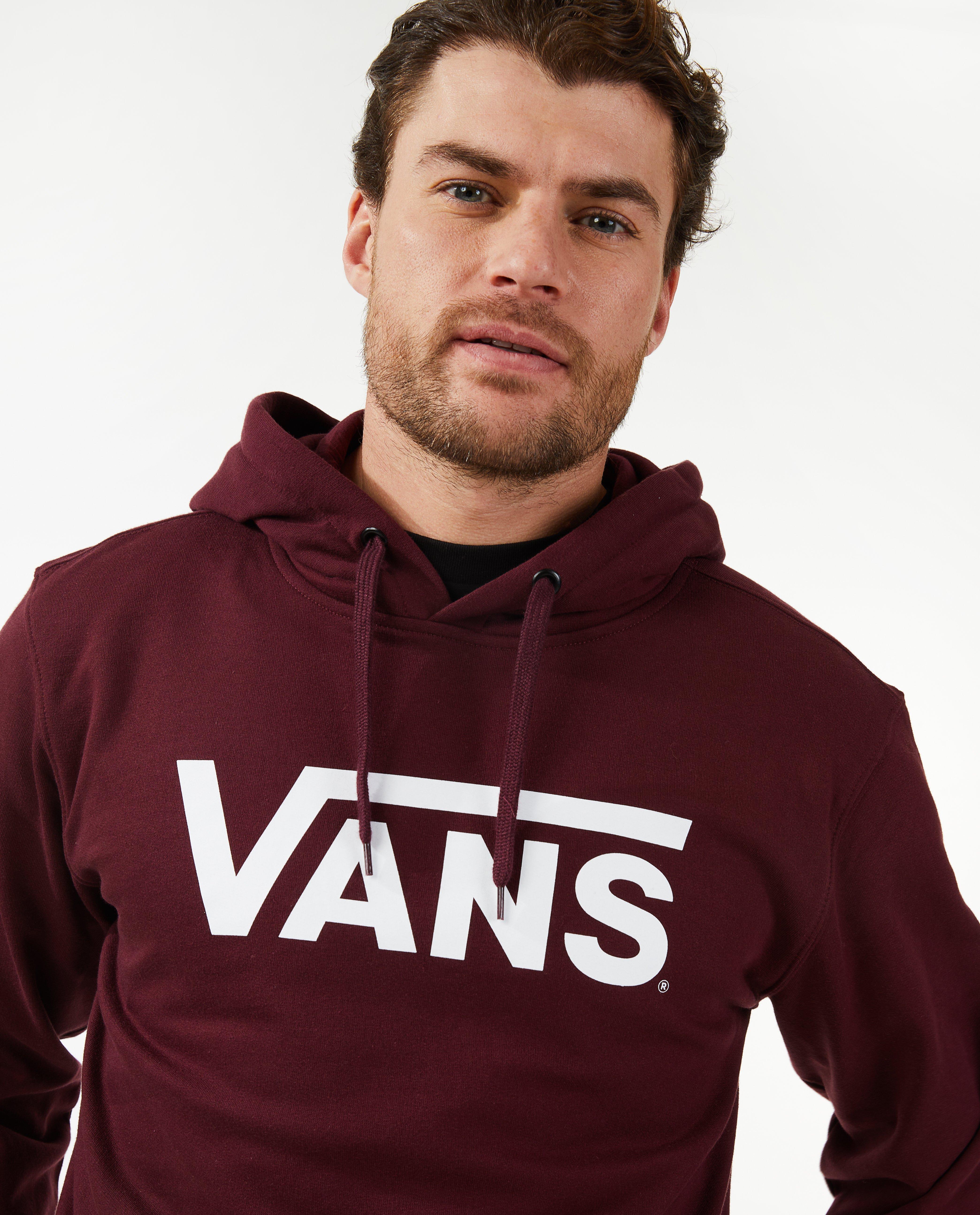 Vans hoodie hot sale bordeaux