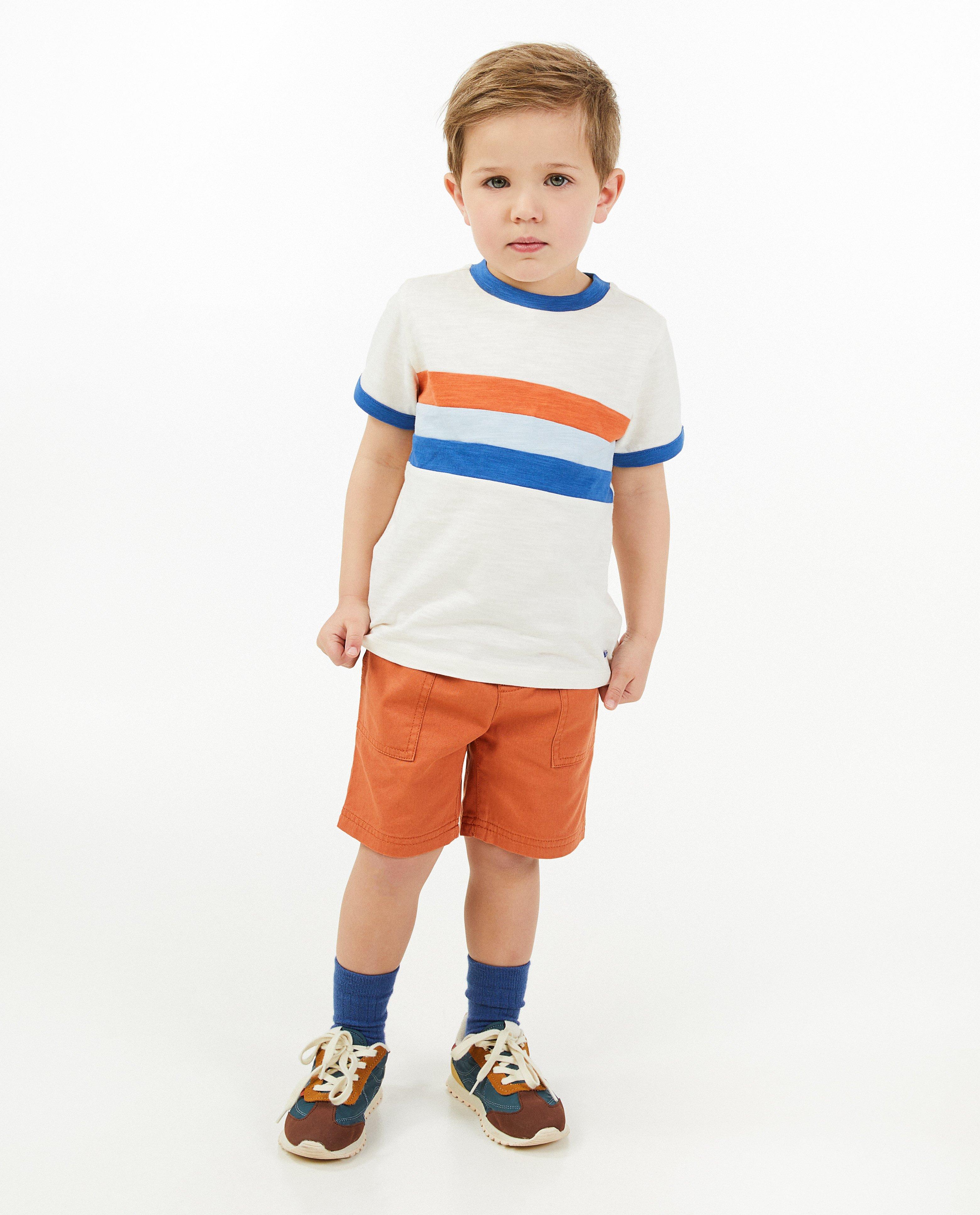 T-shirt met strepen - null - Maya
