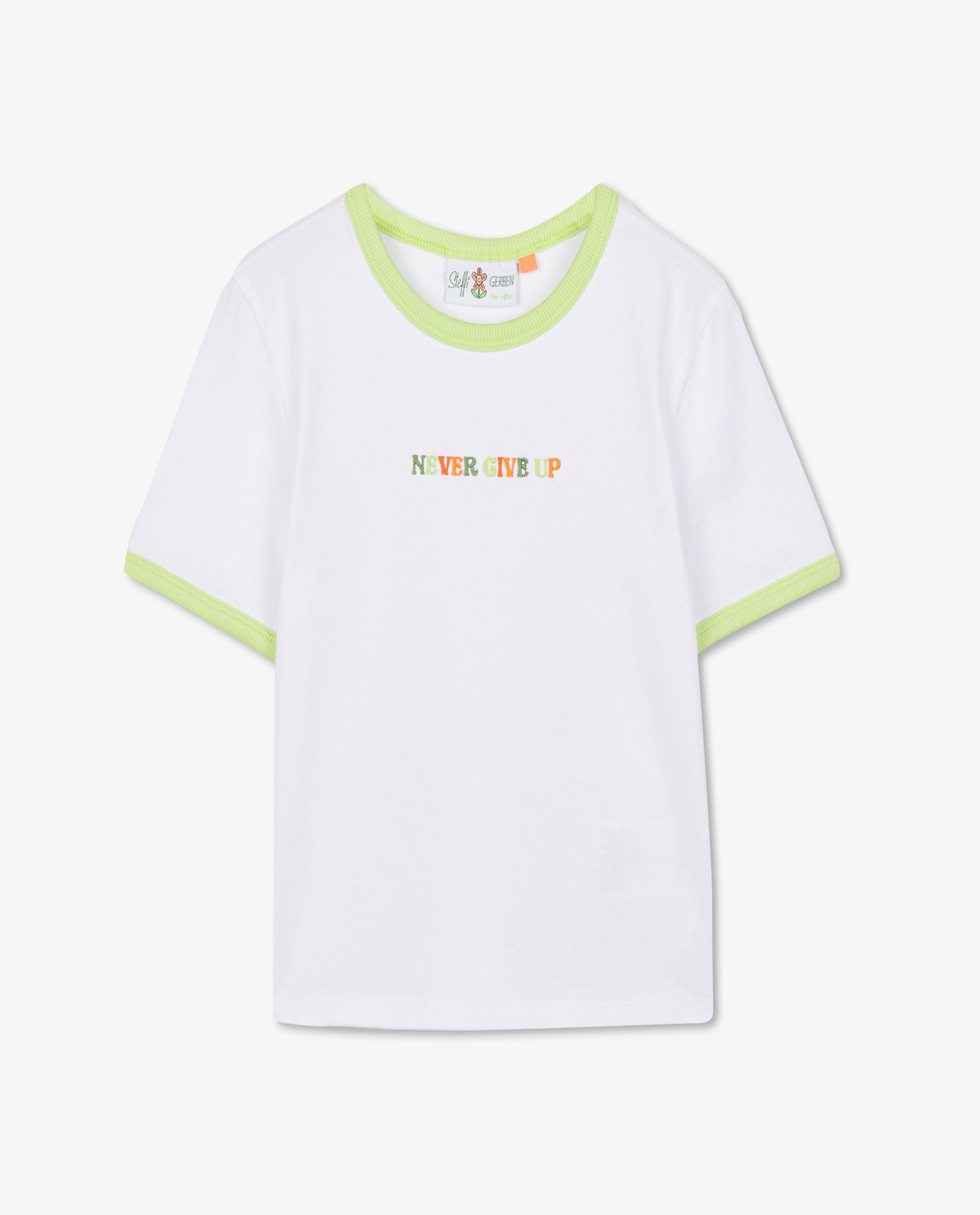 T-shirts - T-shirt met opschrift