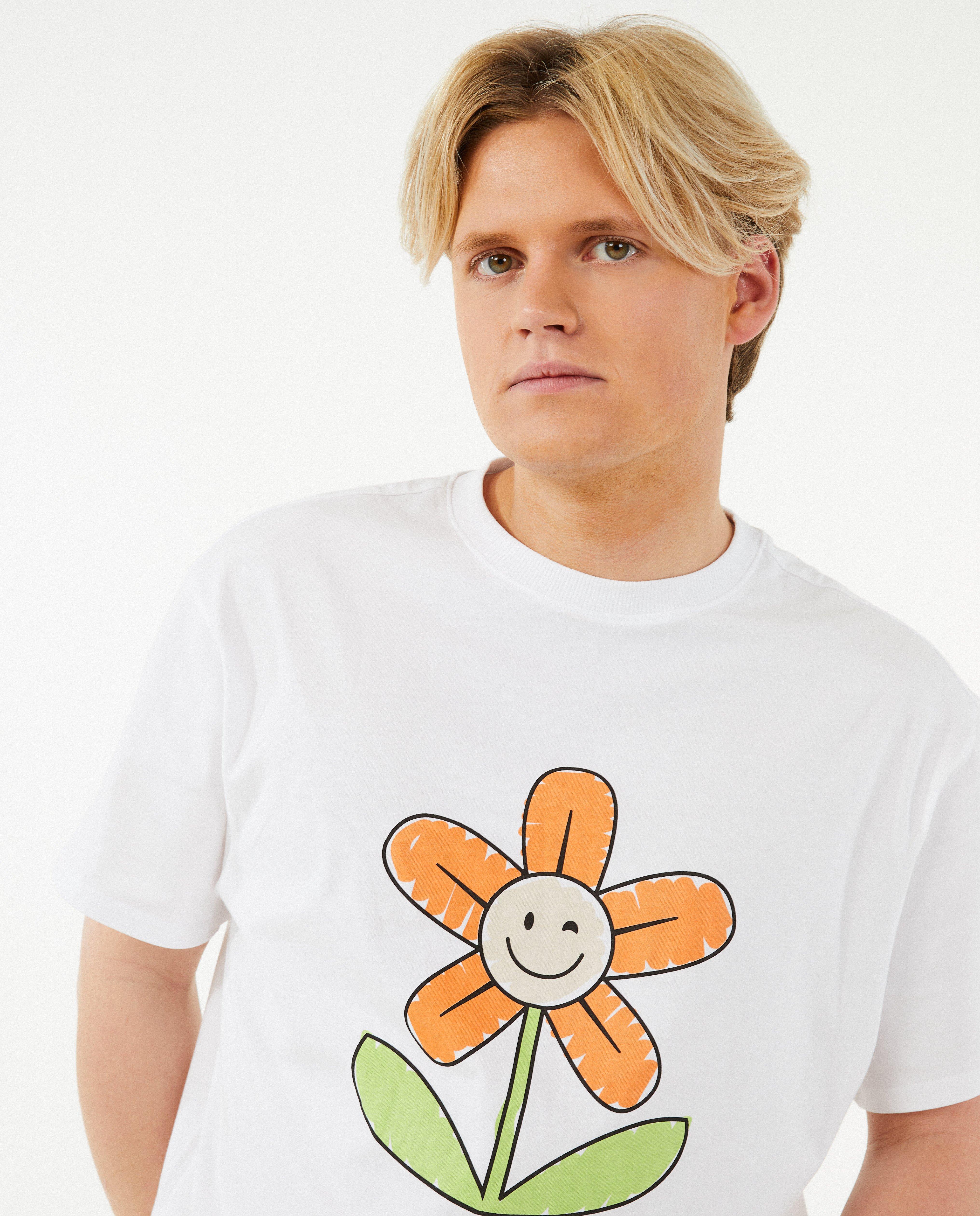 T-shirts - T-shirt blanc à imprimé