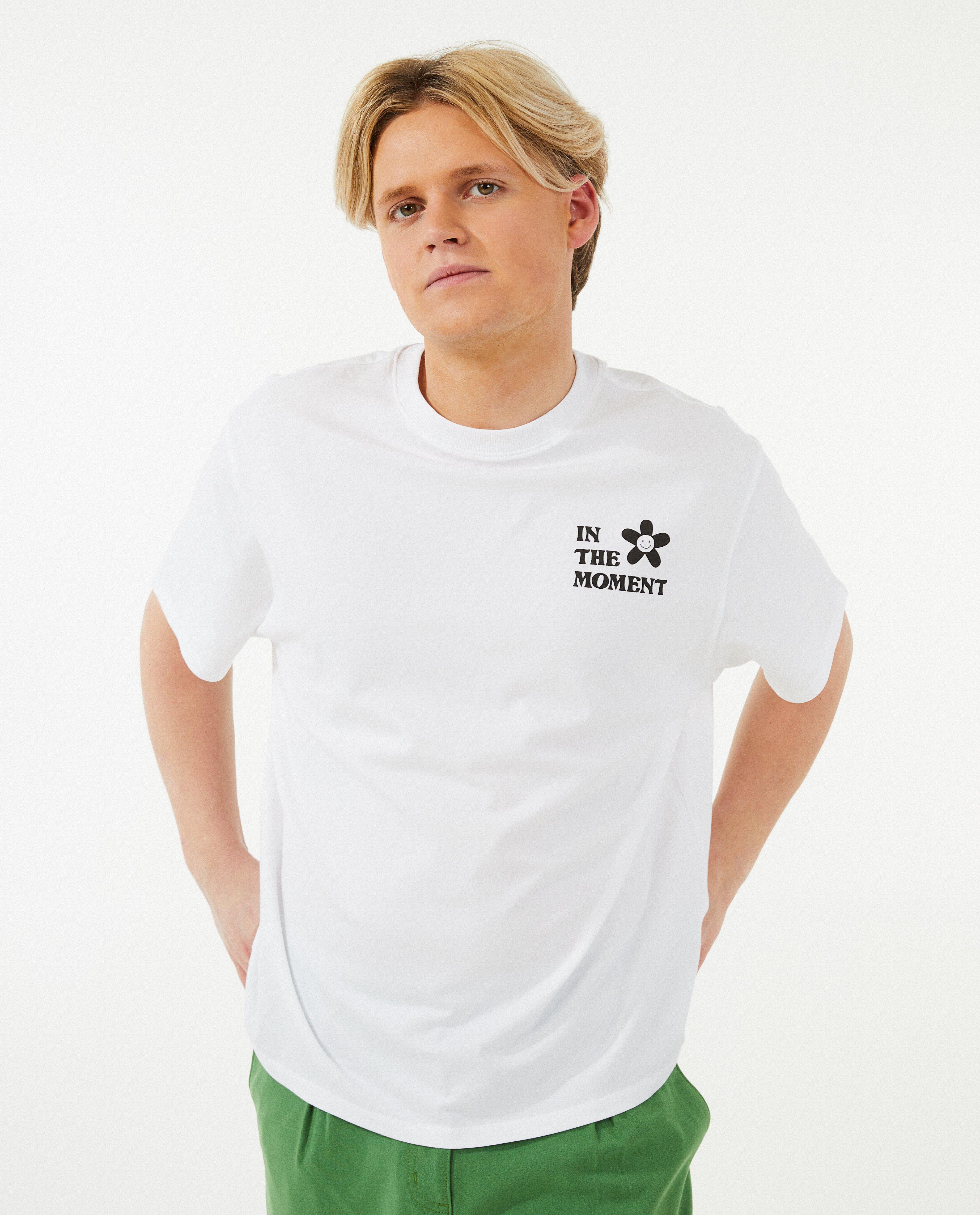 T-shirts - Wit T-shirt met opschrift