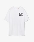 T-shirts - Wit T-shirt met opschrift