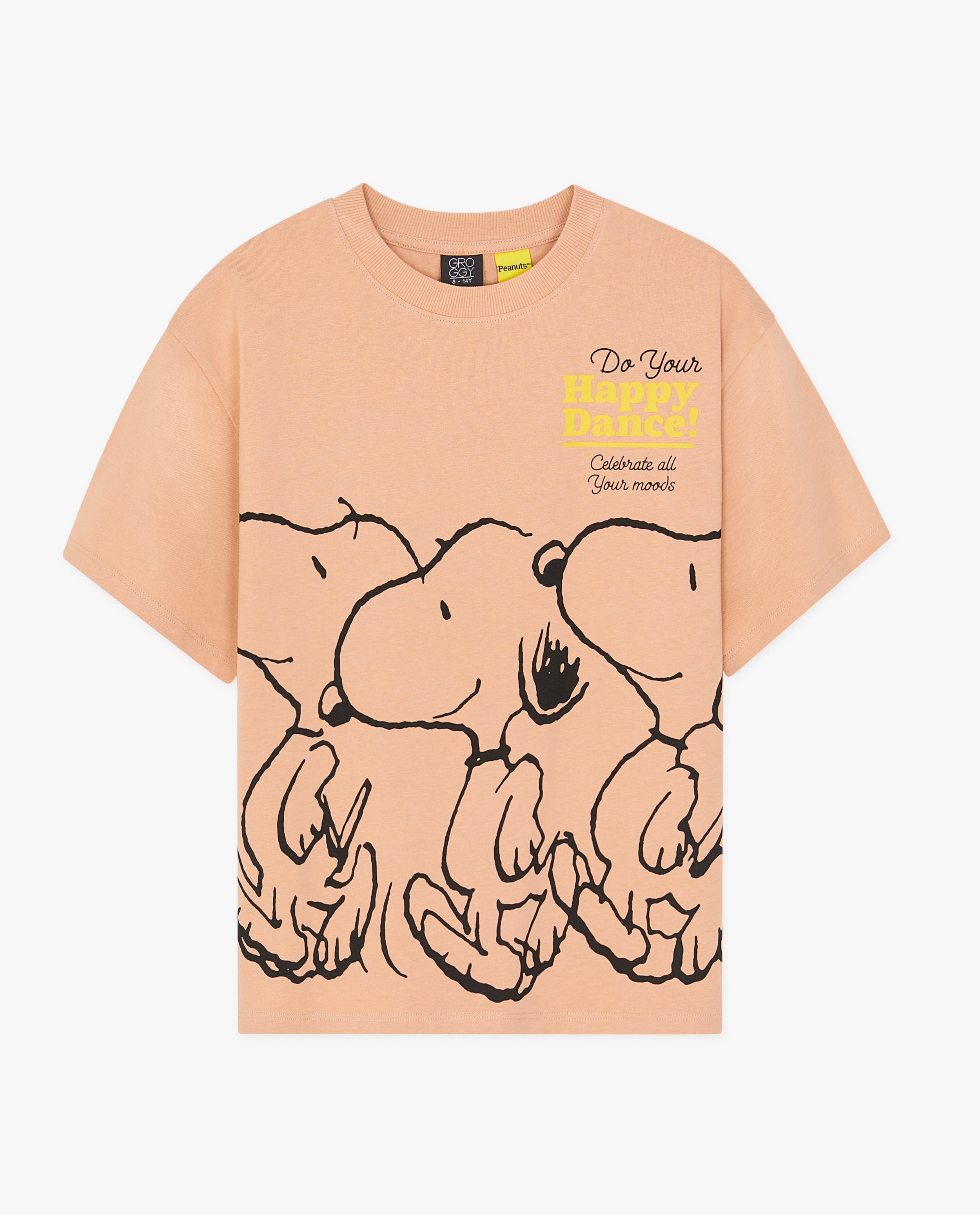 T-shirts - T-shirt orange à imprimé