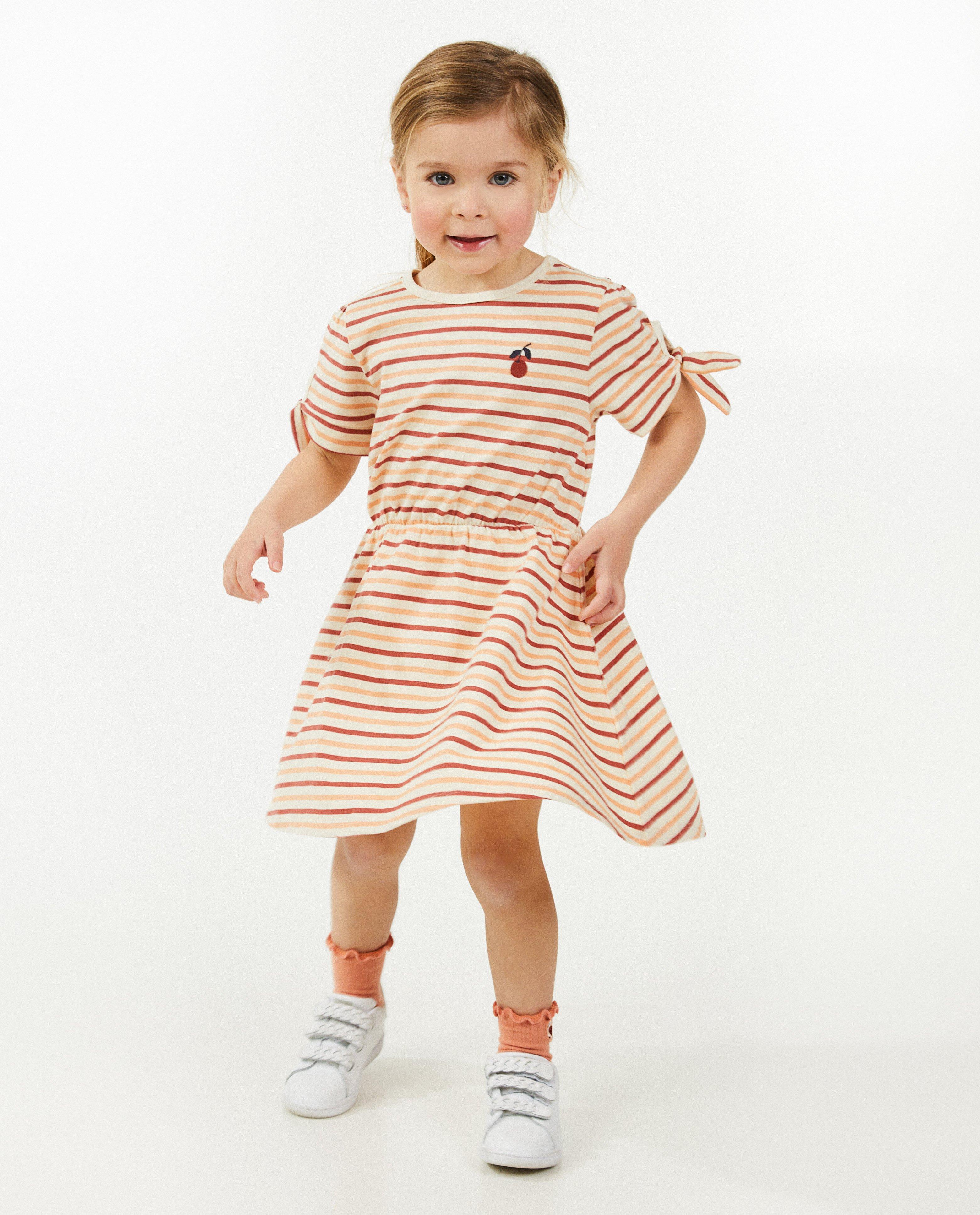 Robe rayée - Détails du produit - beige clair - image numéro 1