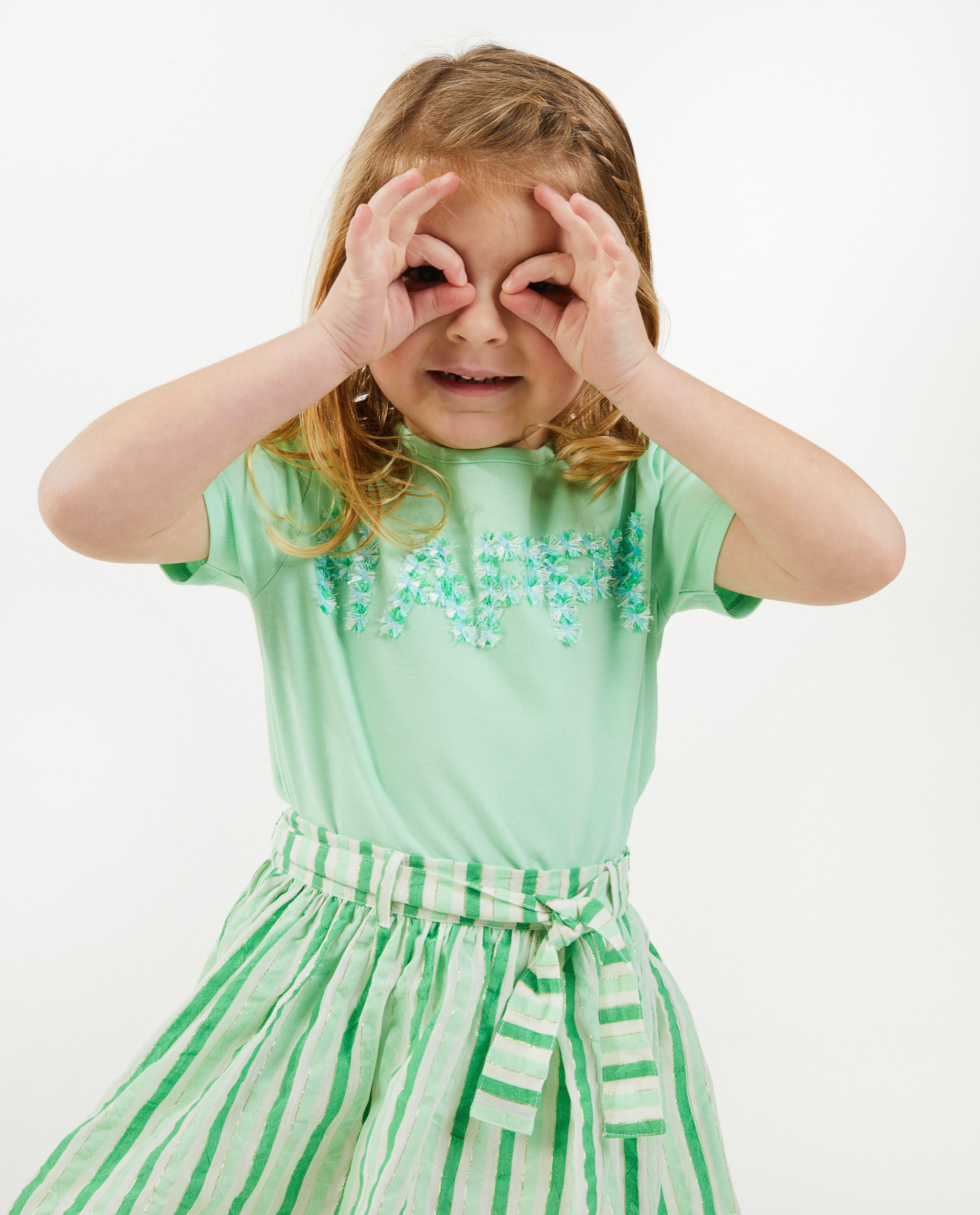 T-shirts - Groen T-shirt met opschrift