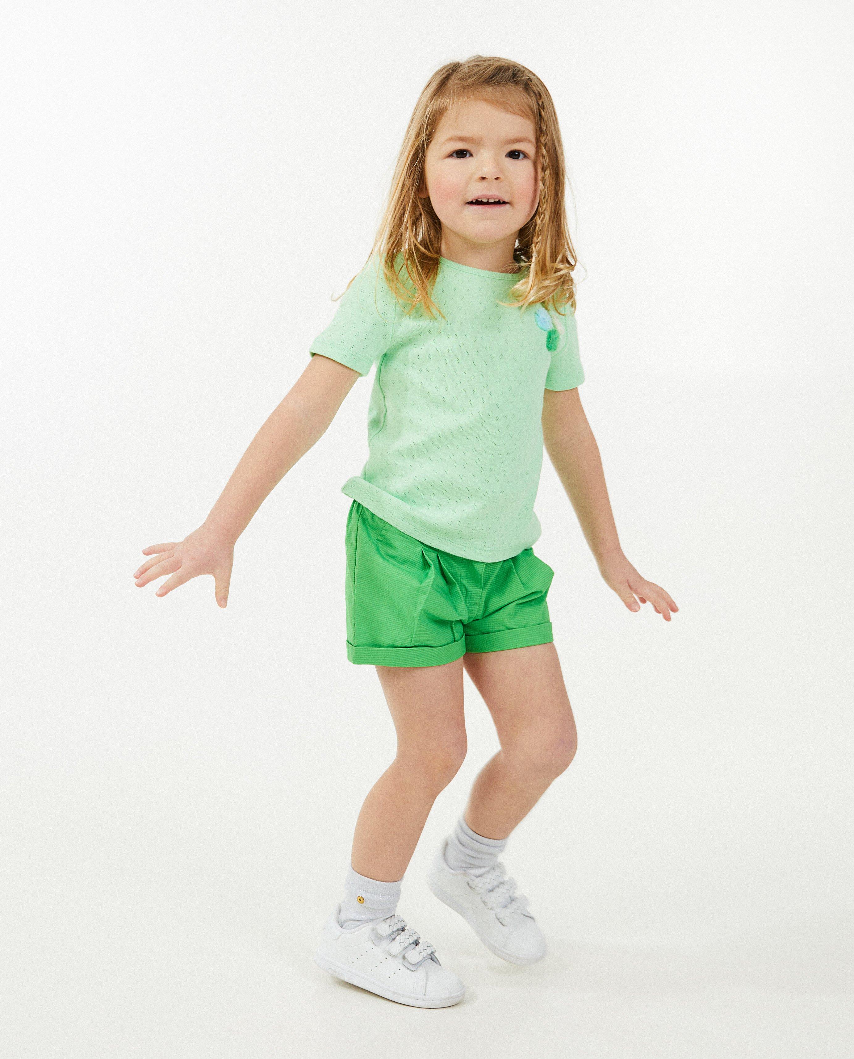 T-shirt vert pâle à motif ajouré - null - Milla Star