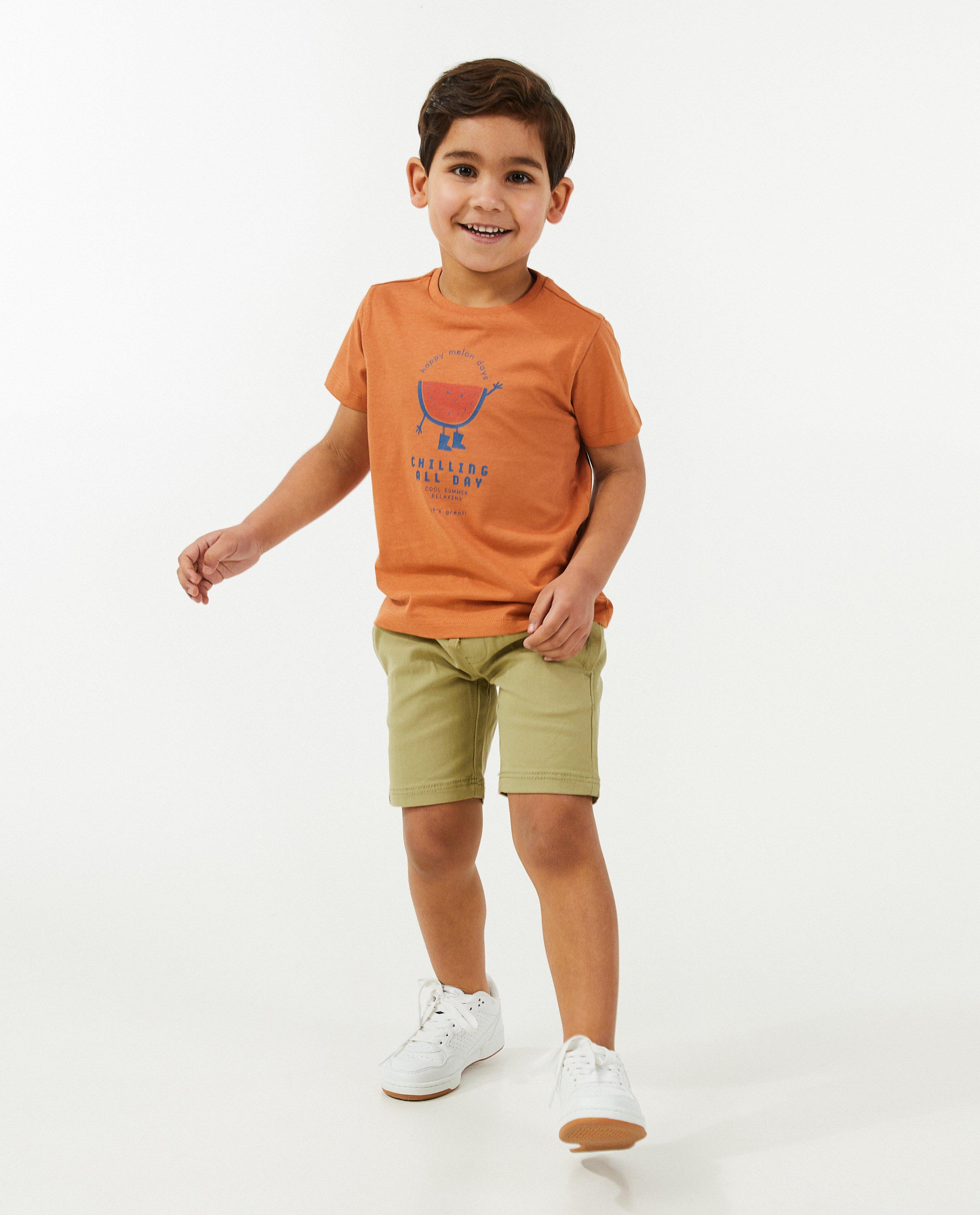 Short met elastische tailleboord - null - Besties