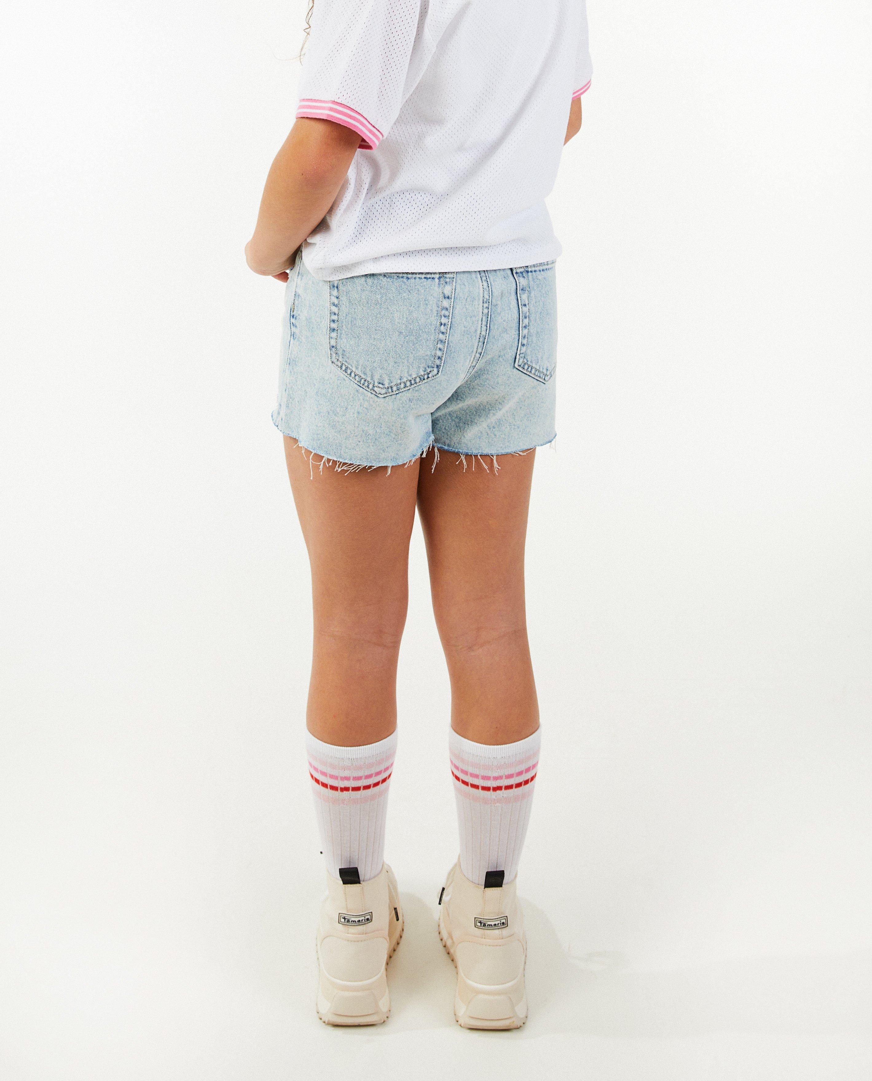 Shorts - Short en jeans imprimé