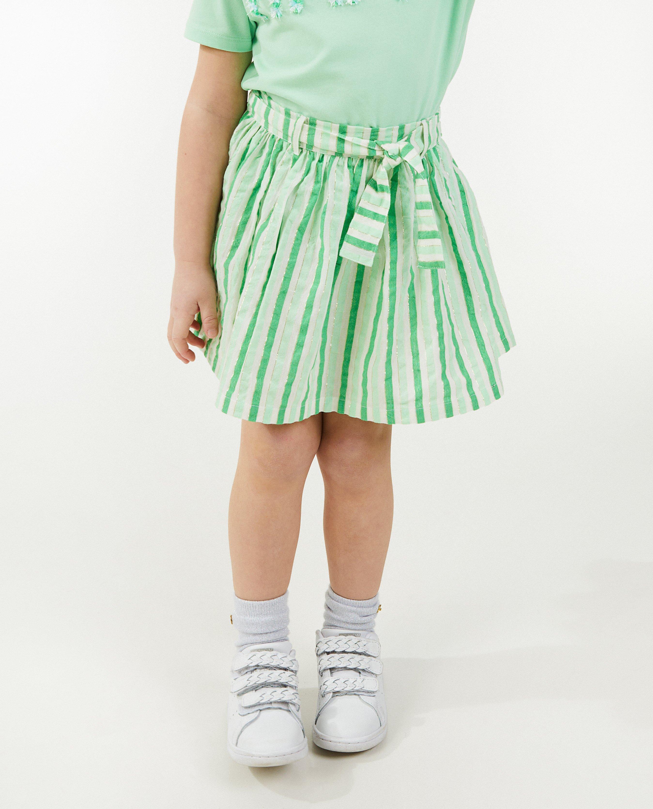 Rokken - Groene rok met strepen