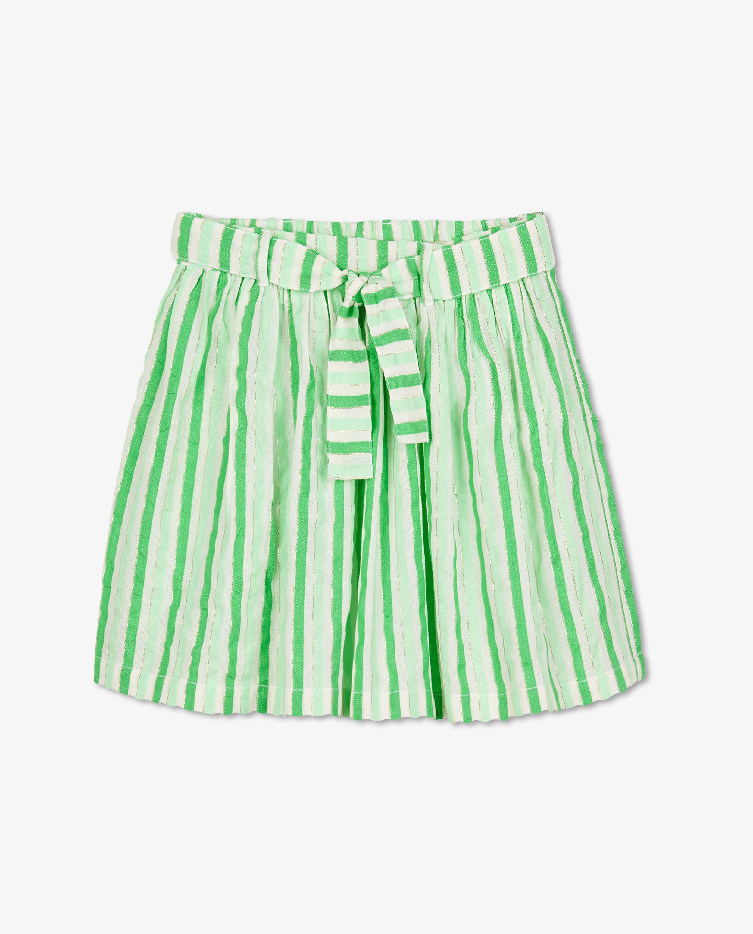 Rokken - Groene rok met strepen