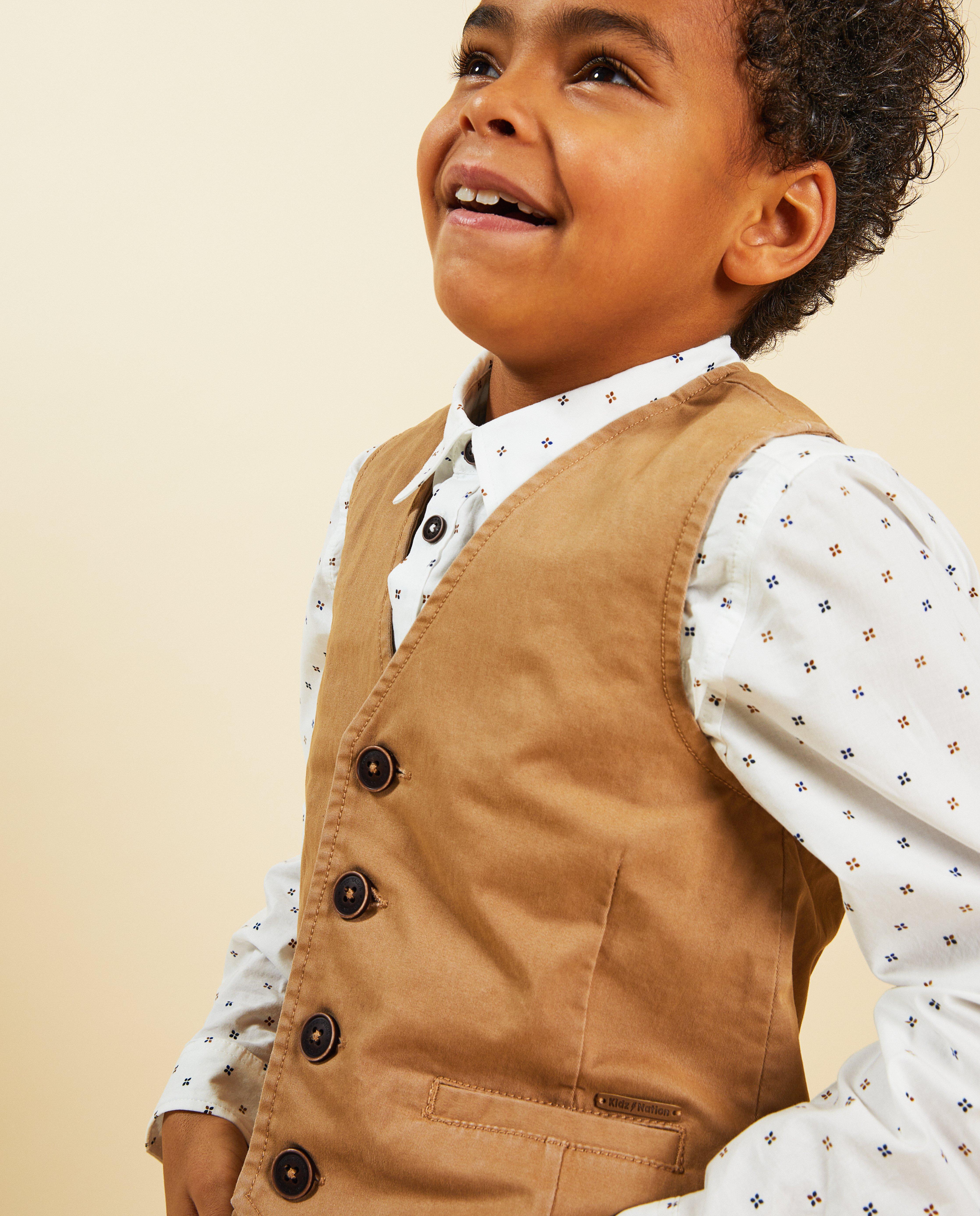 Bruine gilet, Communie - Product Detail - bruin - afbeelding nummer 4