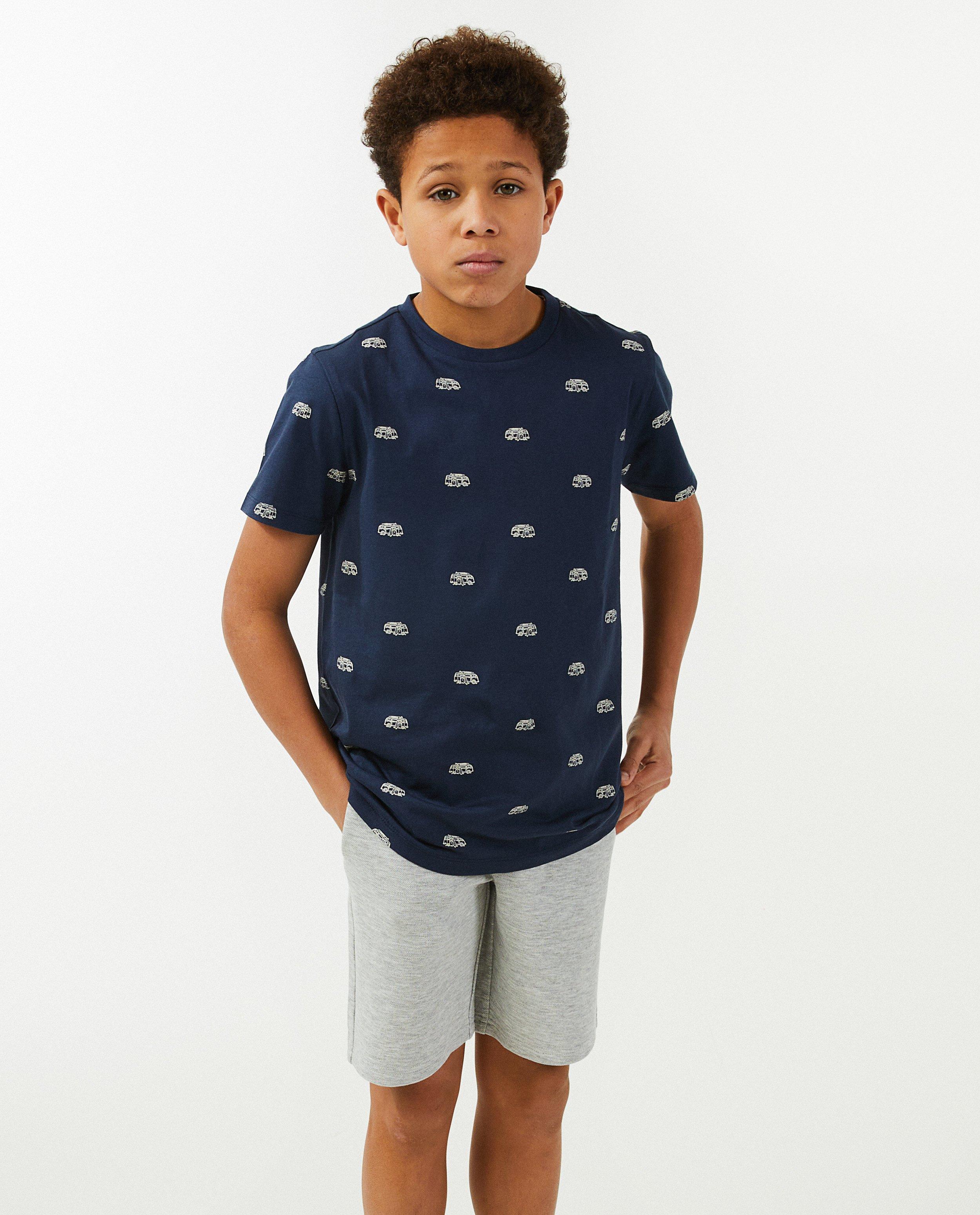 Wit T-shirt met print - Product Detail - donkerblauw - afbeelding nummer 2