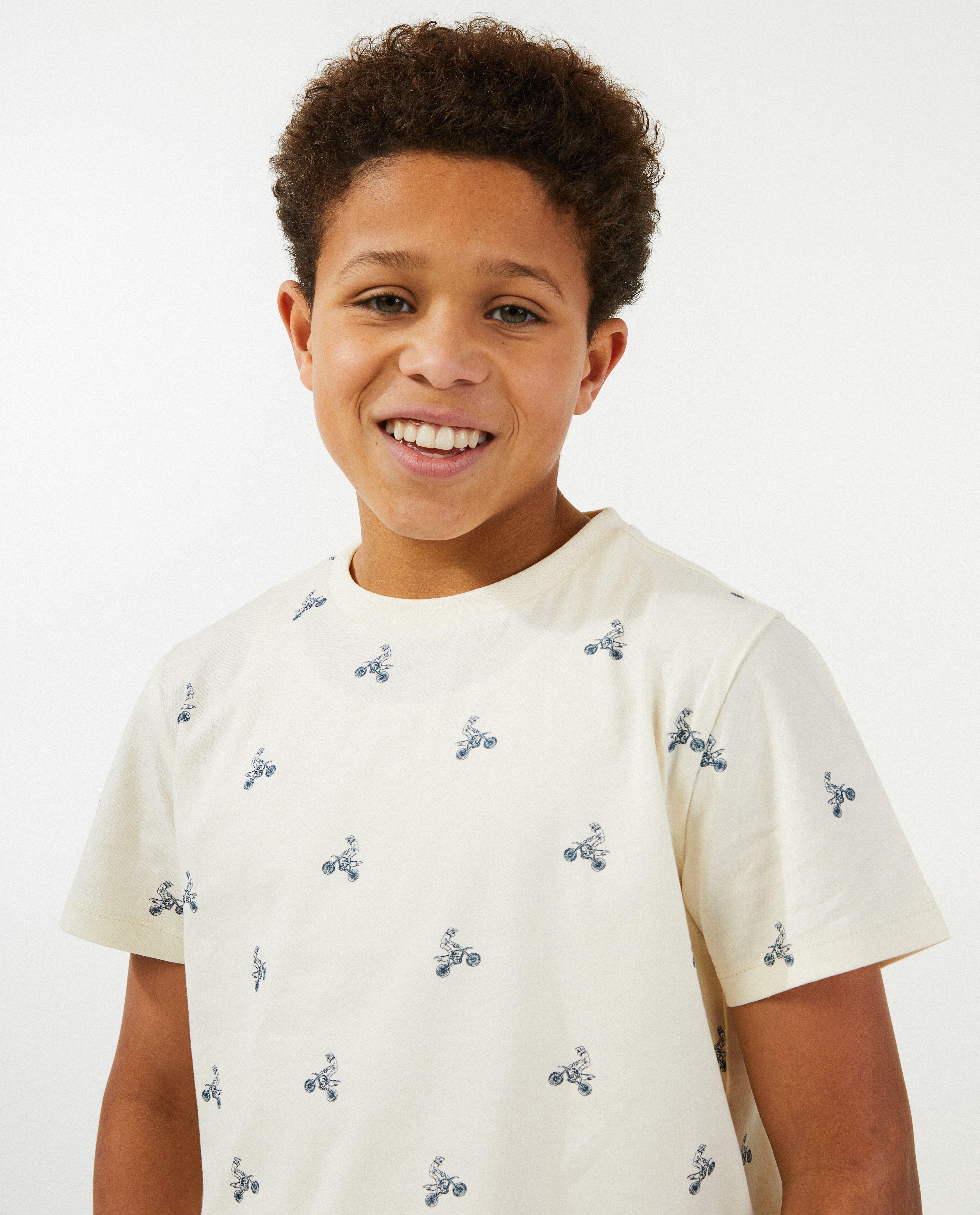 T-shirts - Wit T-shirt met print