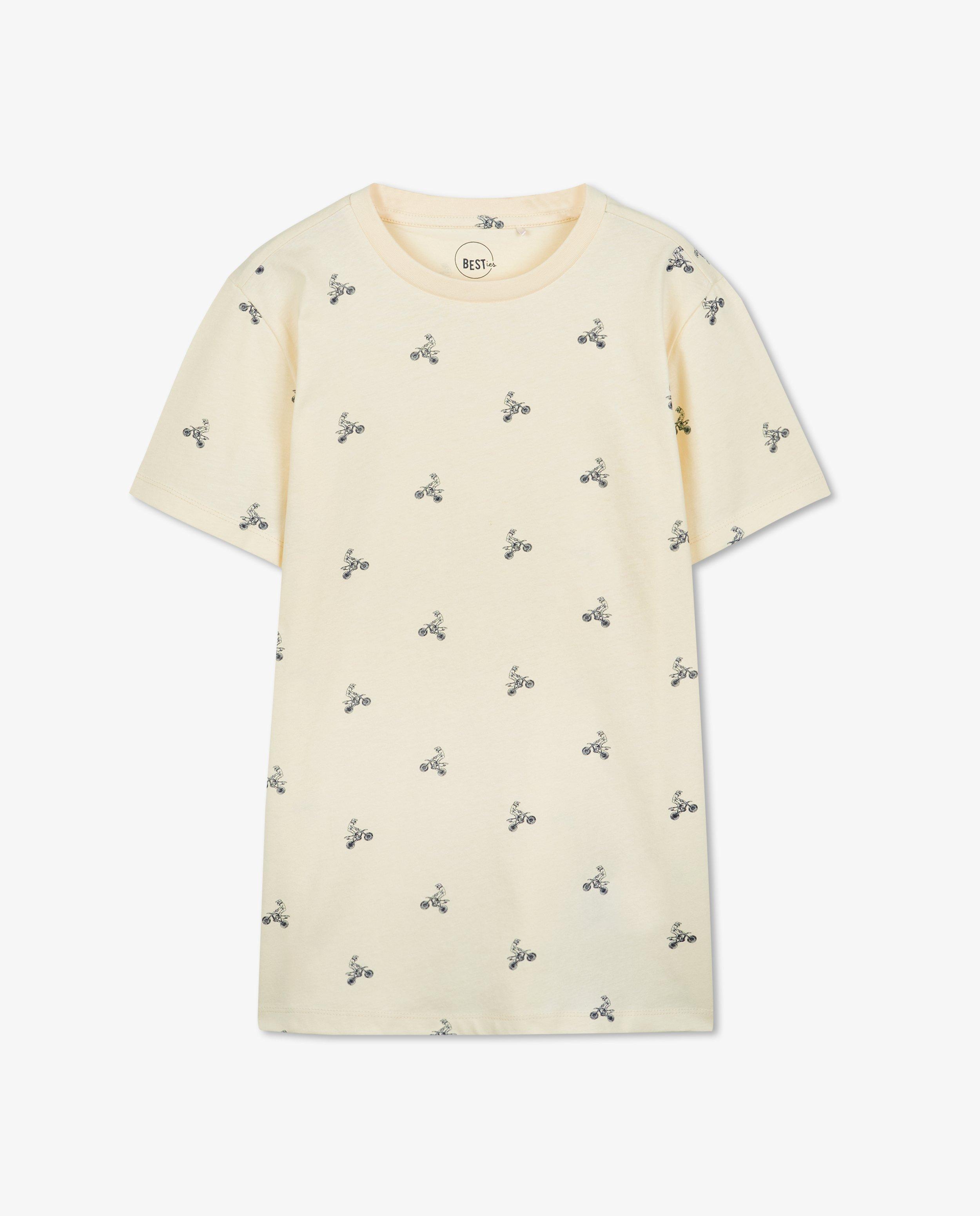 T-shirts - Wit T-shirt met print