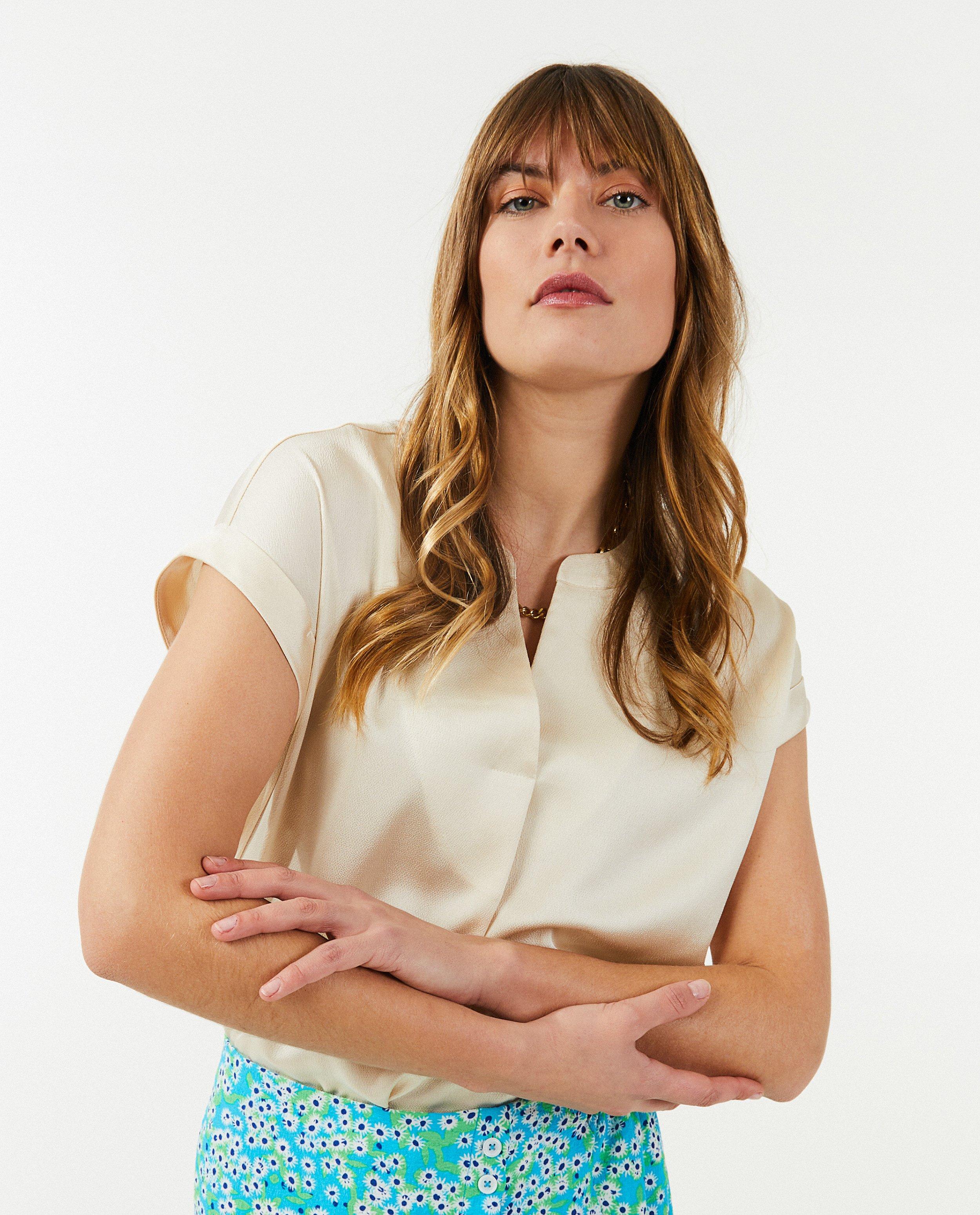Chemises - Blouse à encolure djellaba