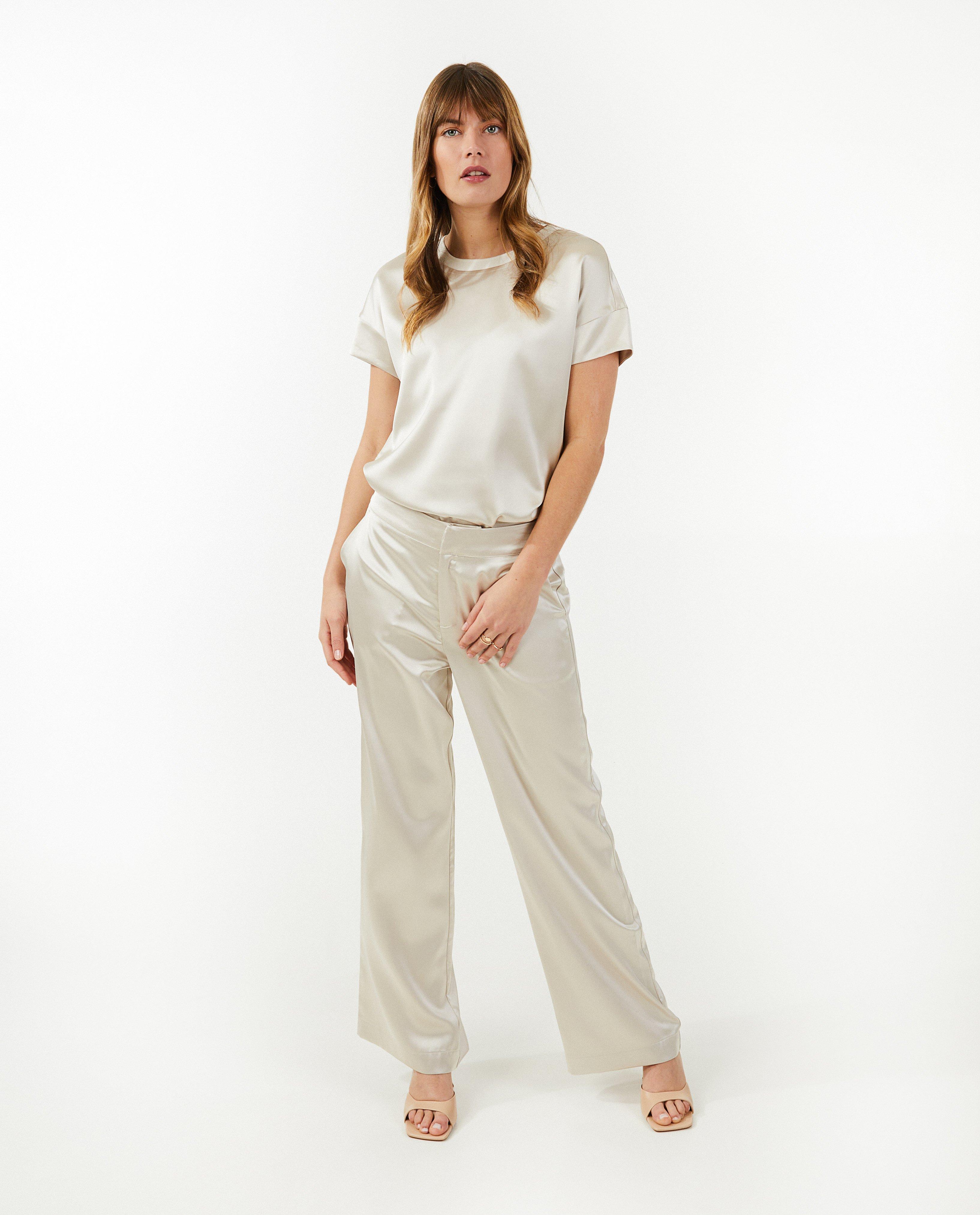 Hemden - Blouse met satijnen schijn