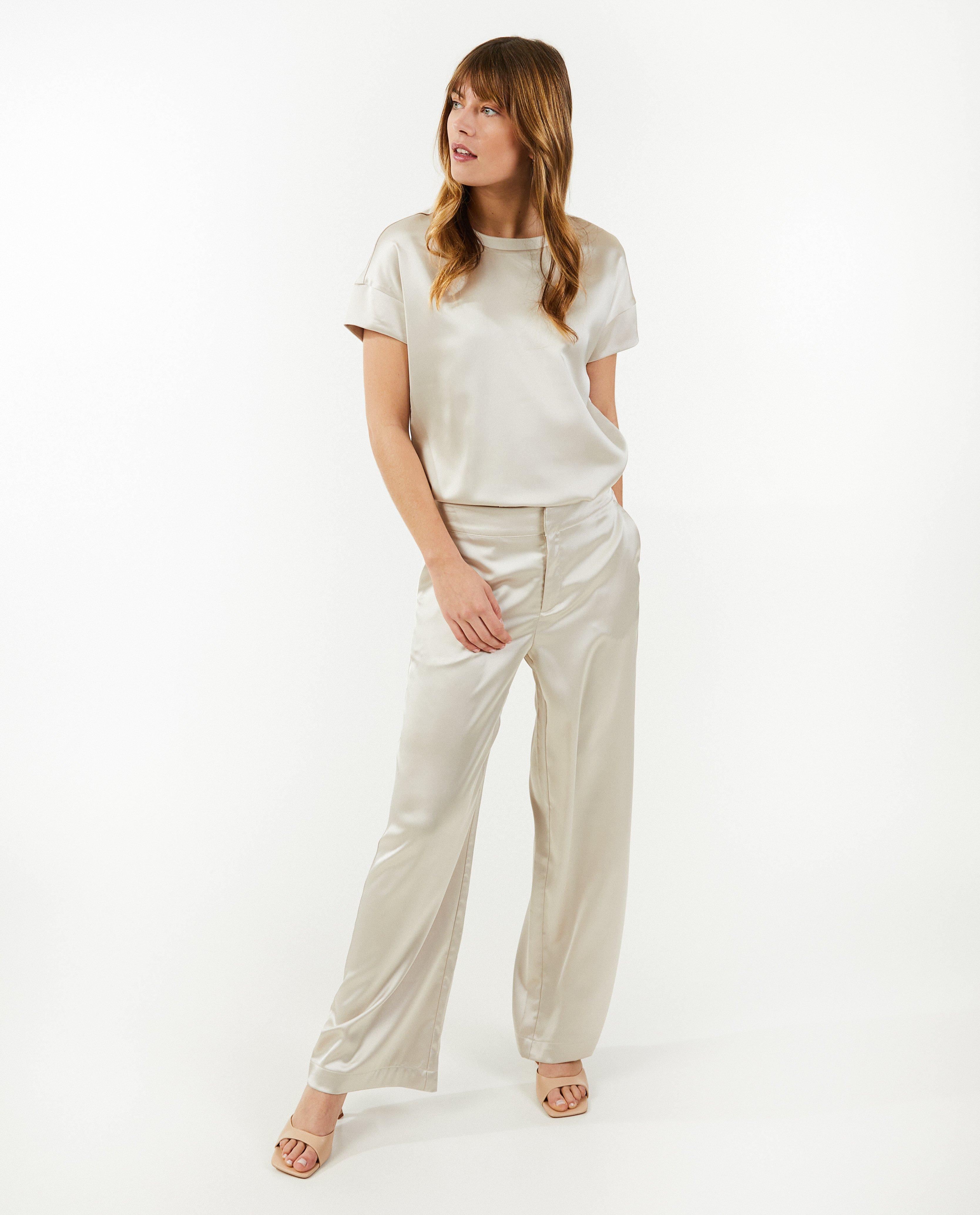 Hemden - Blouse met satijnen schijn