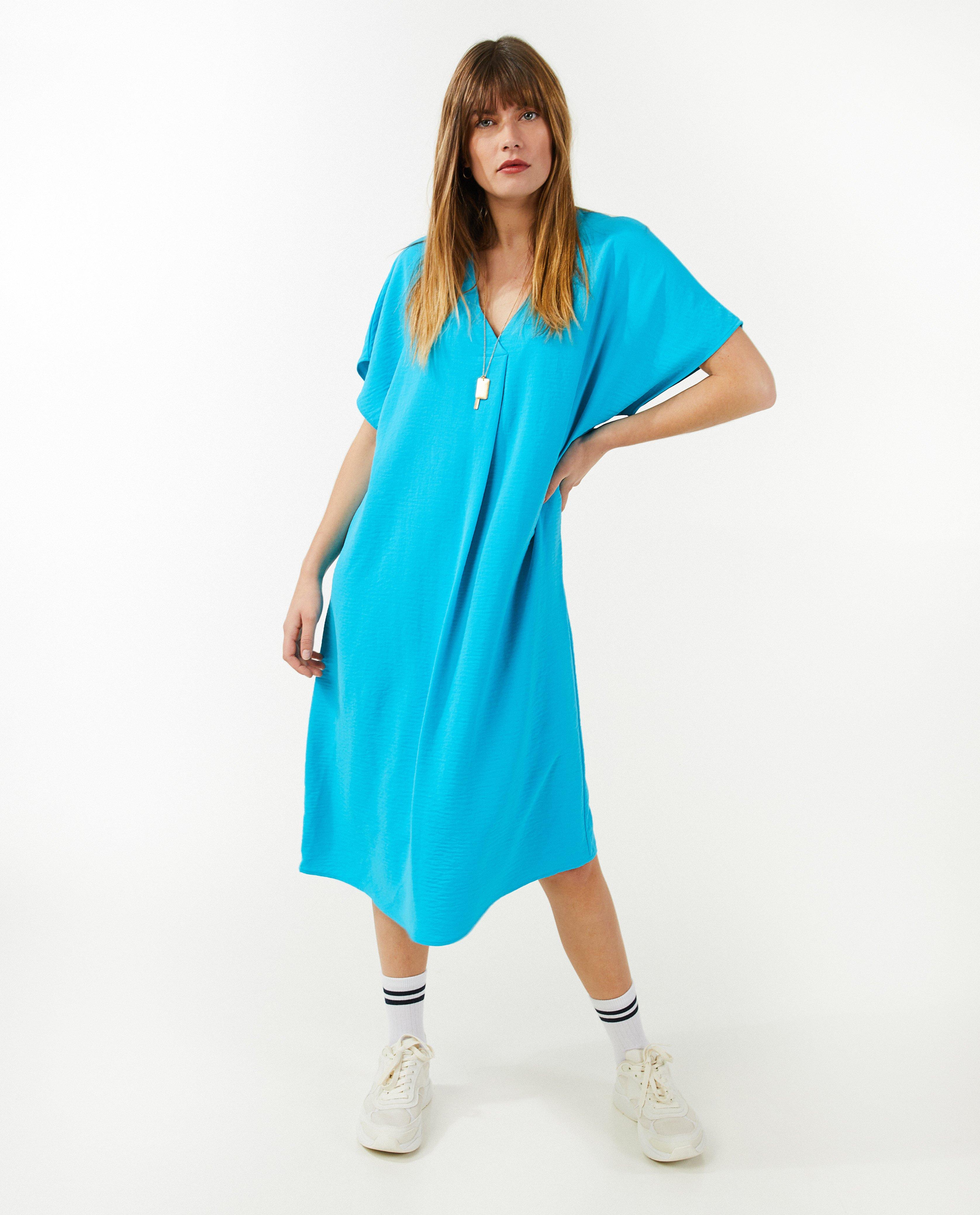 Jurk met v-hals - null - Sora