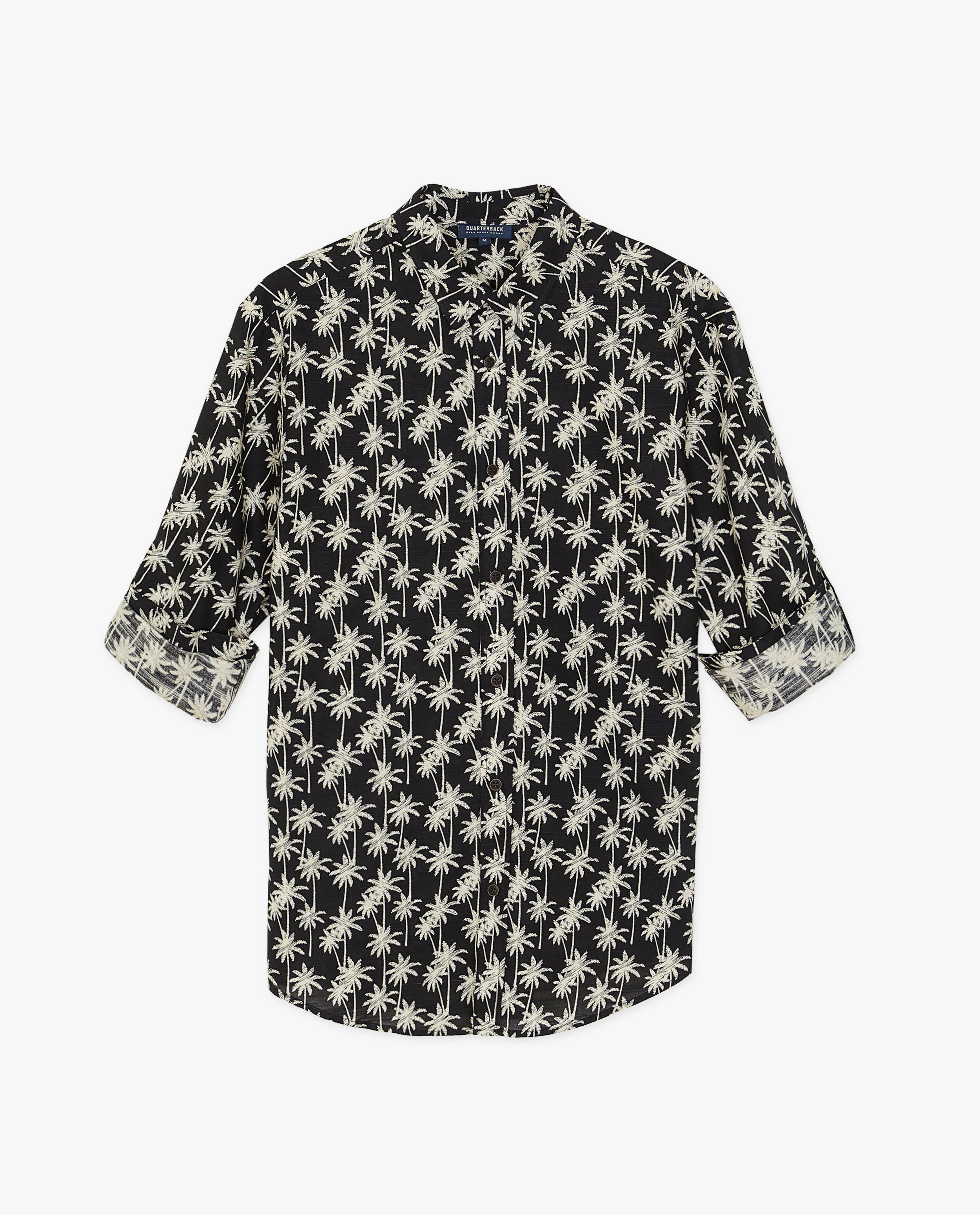 Hemden - Hemd met palmboomprint