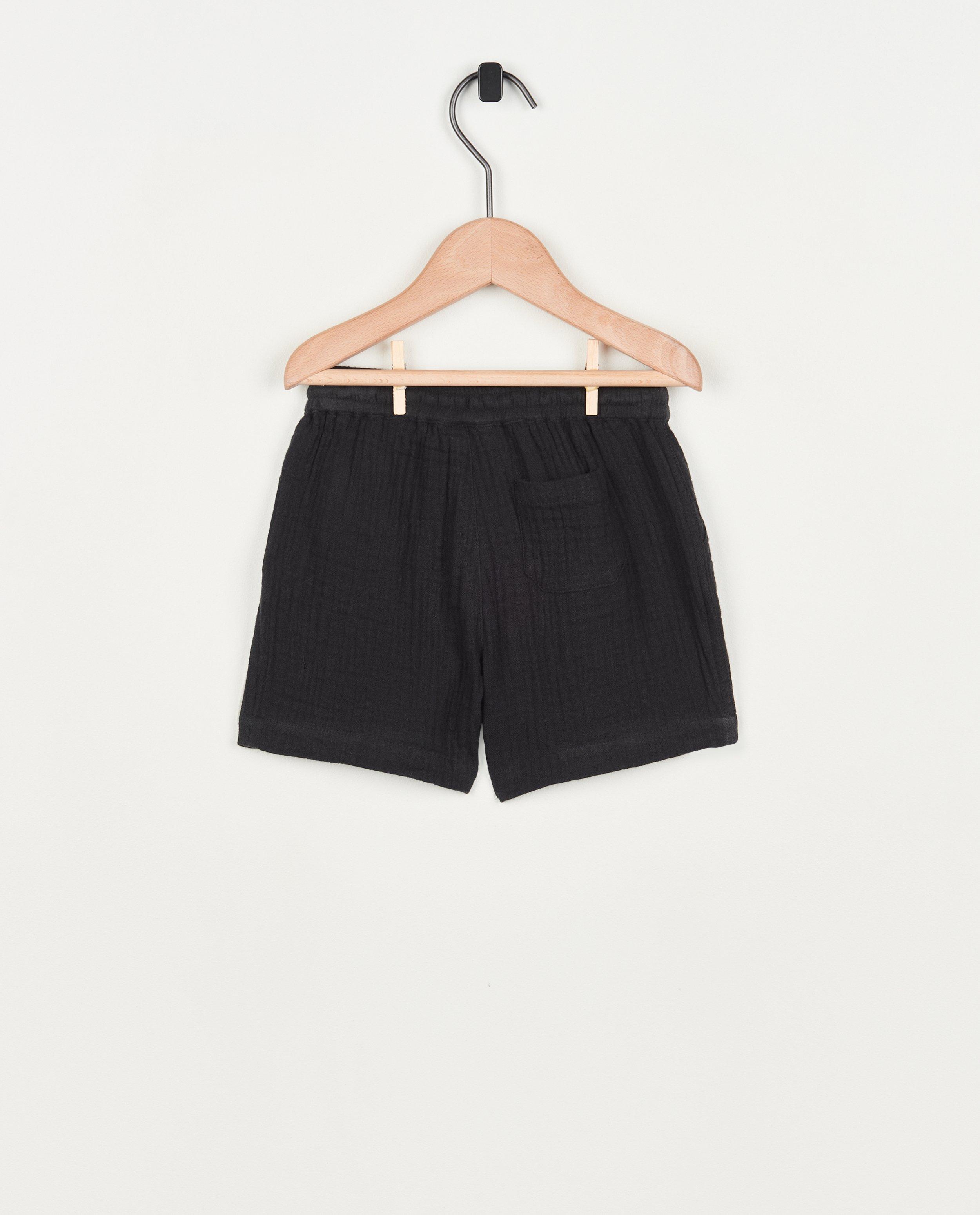 Shorten - Zwarte short van tetra
