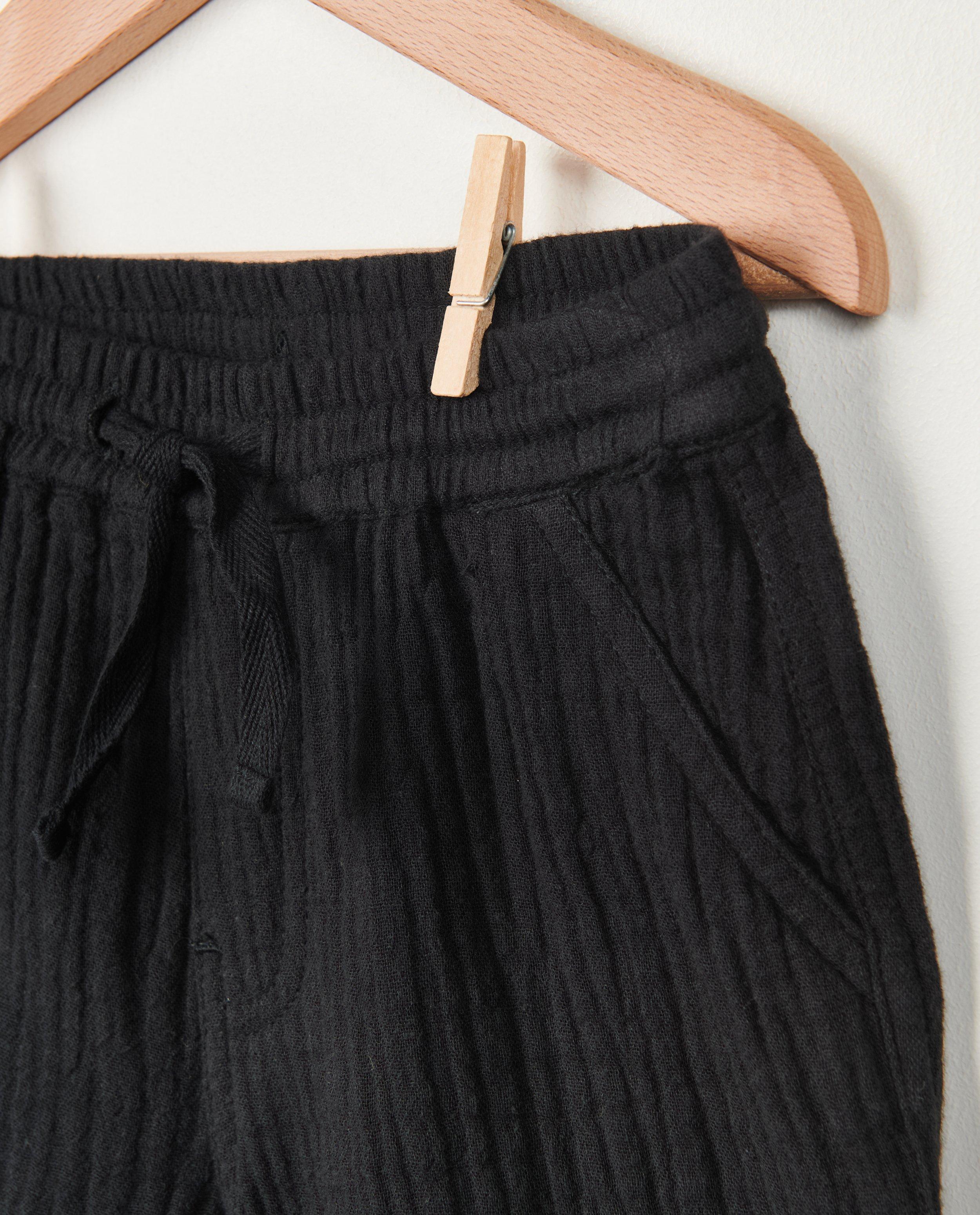 Shorten - Zwarte short van tetra
