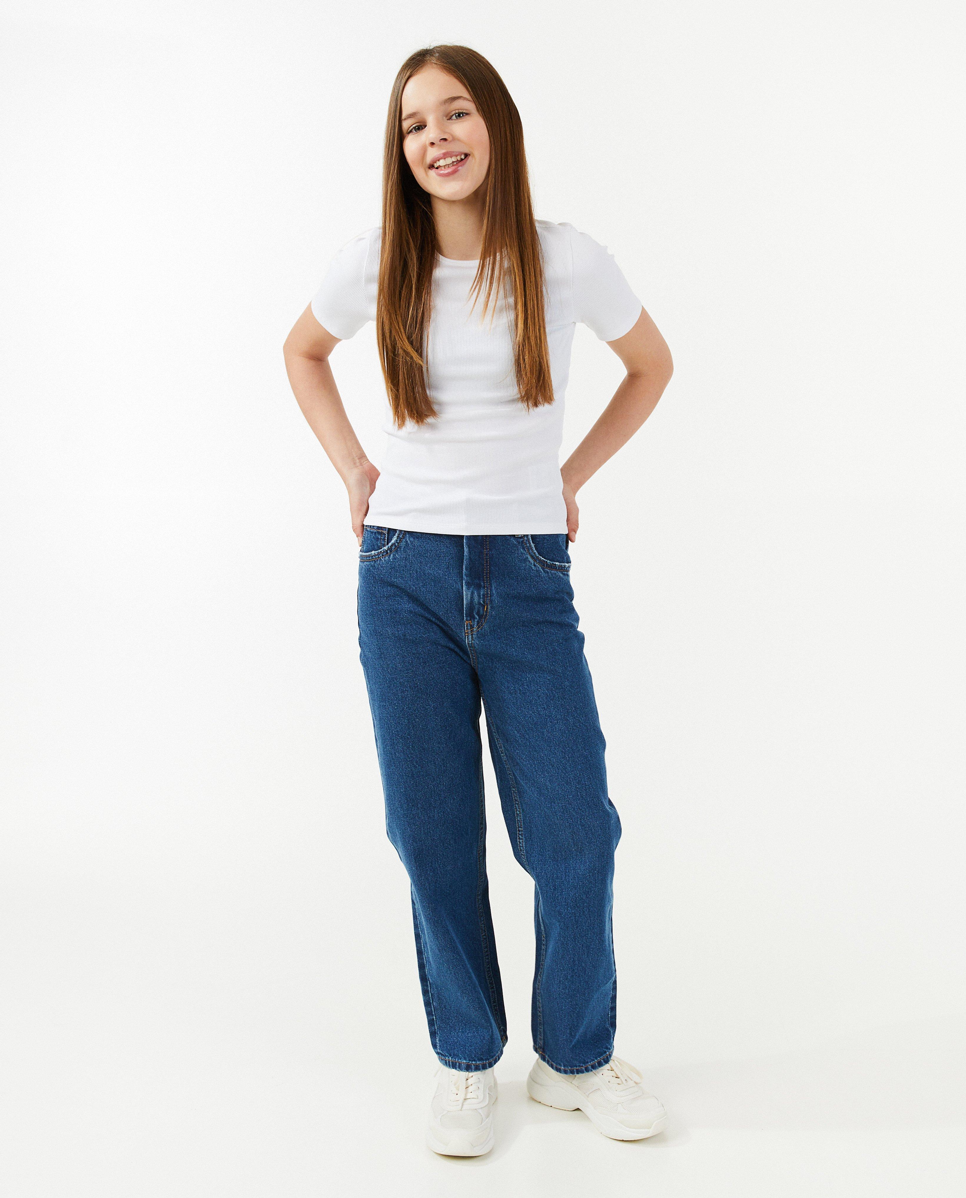 T-shirt met rib - null - Groggy