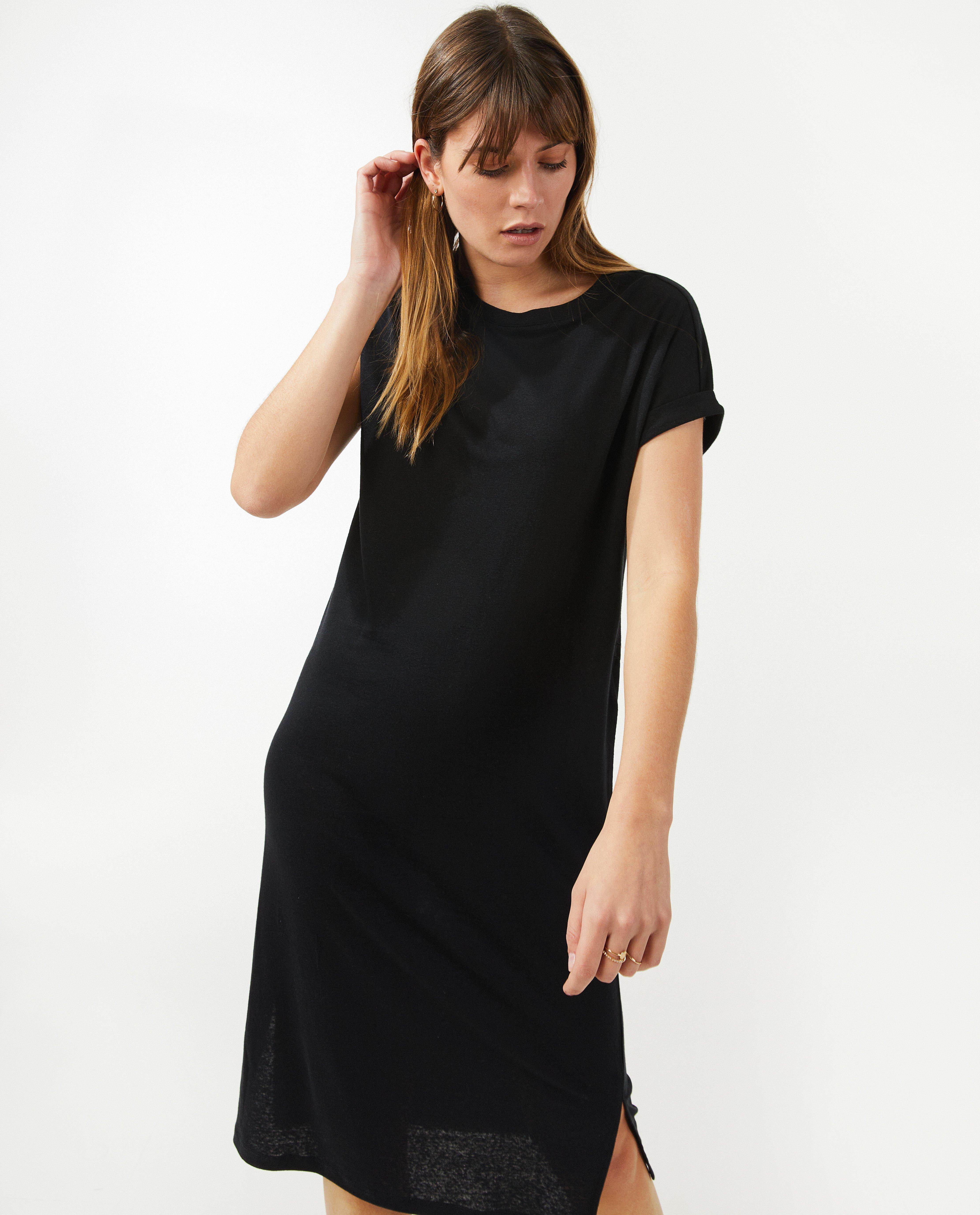 Robe t-shirt noire - null - Sora