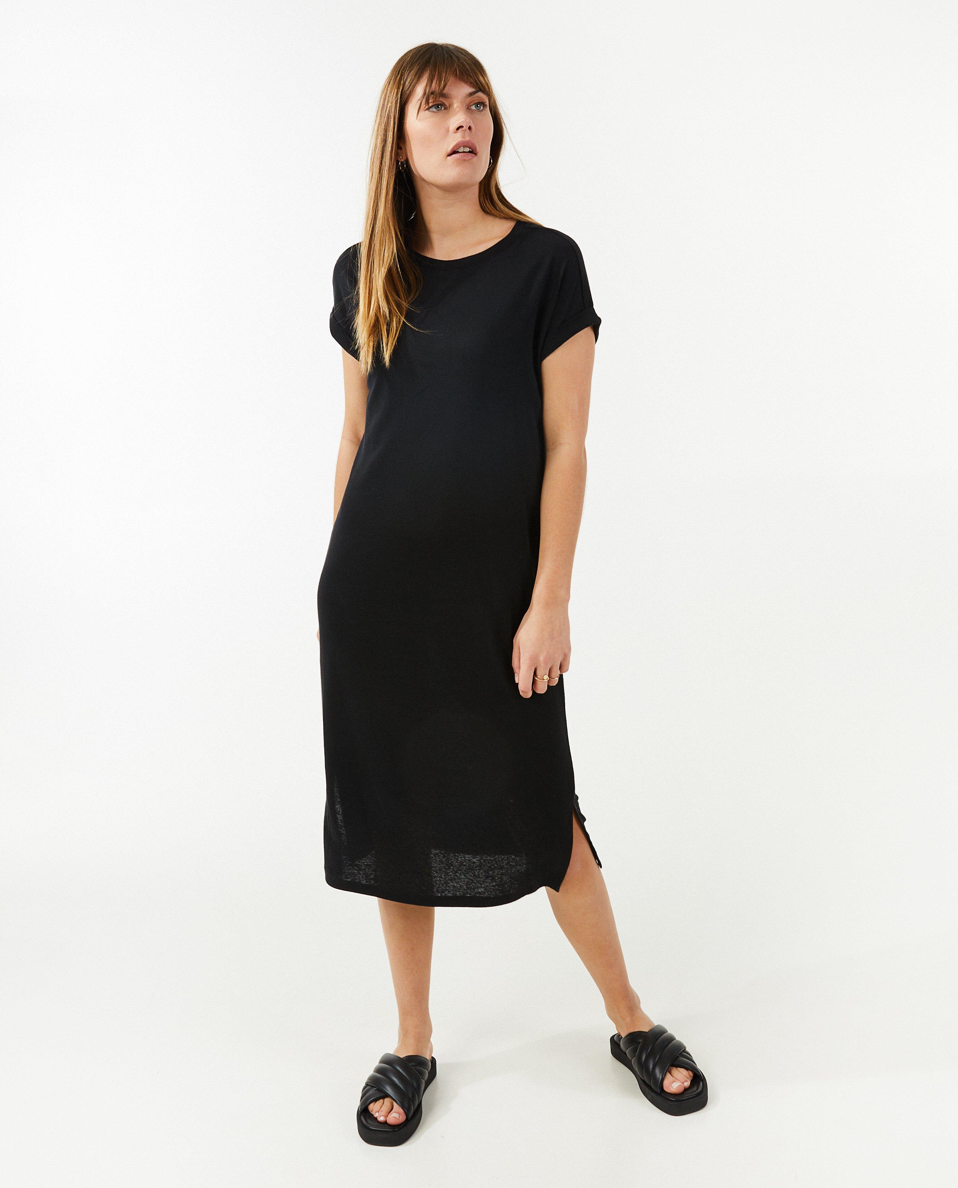 Robes - Robe t-shirt noire